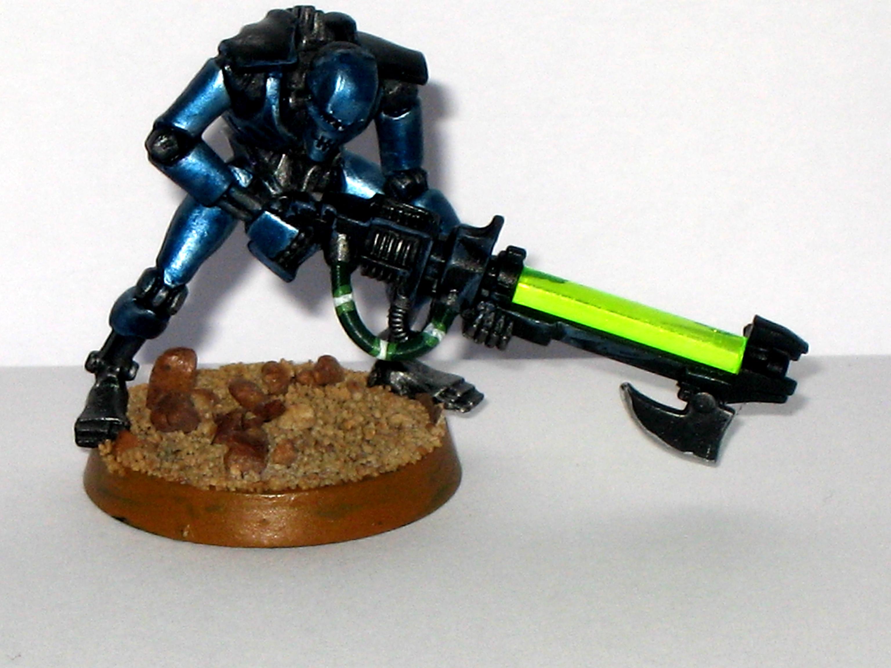 Blue, Metallic, Necrons