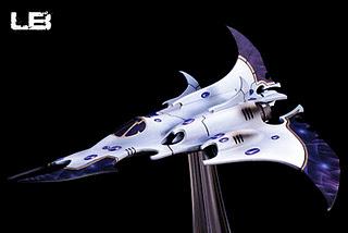 Dark Eldar, Dark Eldar Flyer, Jet Fighter, Les Bursley, Razor Wing, Razorwing, Razorwing Fighter