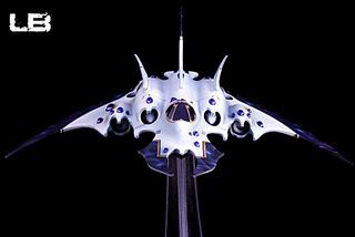 Dark Eldar, Dark Eldar Flyer, Drow, Jet Fighter, Les Bursley, Razor Wing, Razorwing, Razorwing Fighter