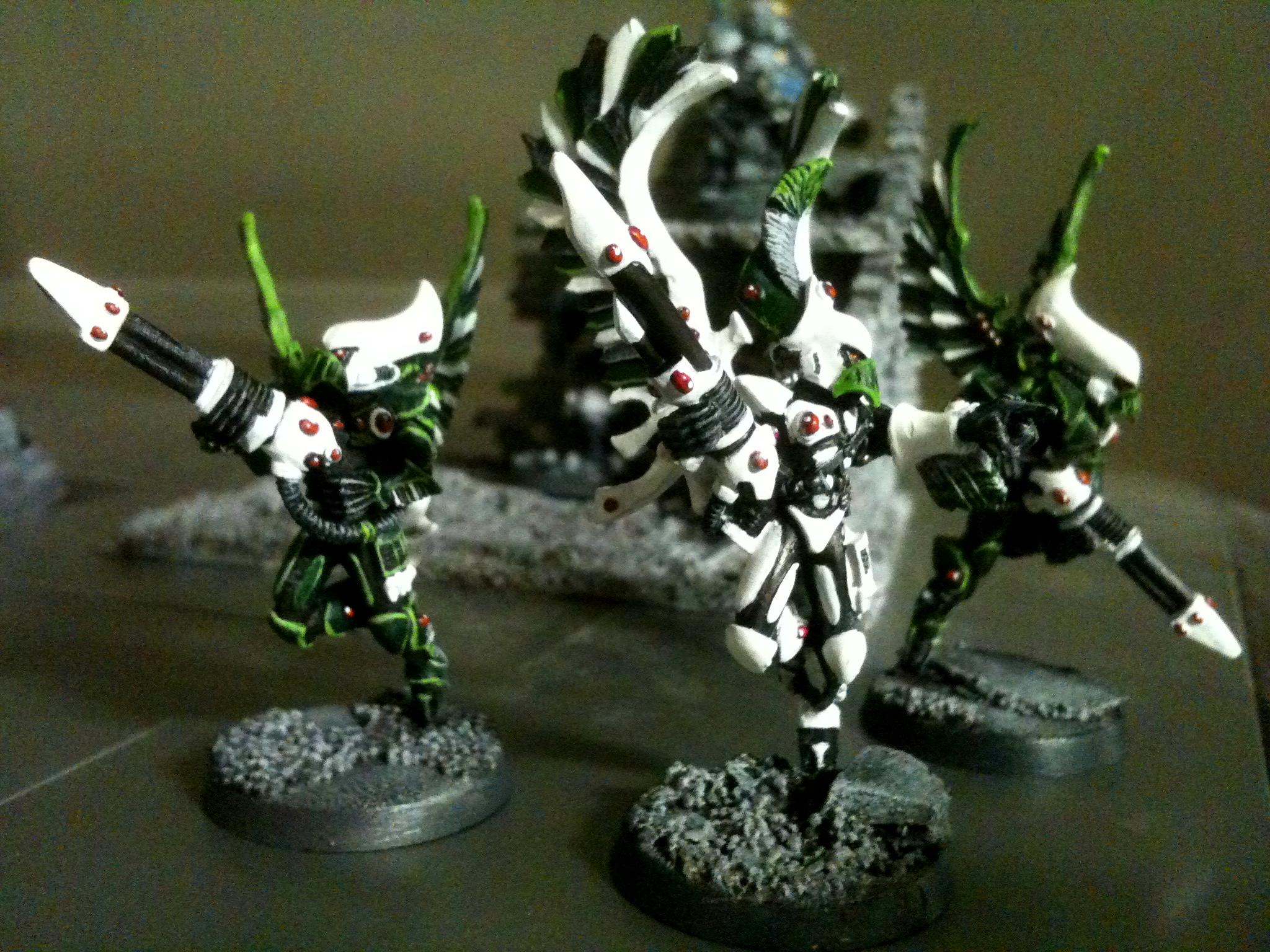 Biel, Eldar, Exarch, Hawks, Swooping, Tan