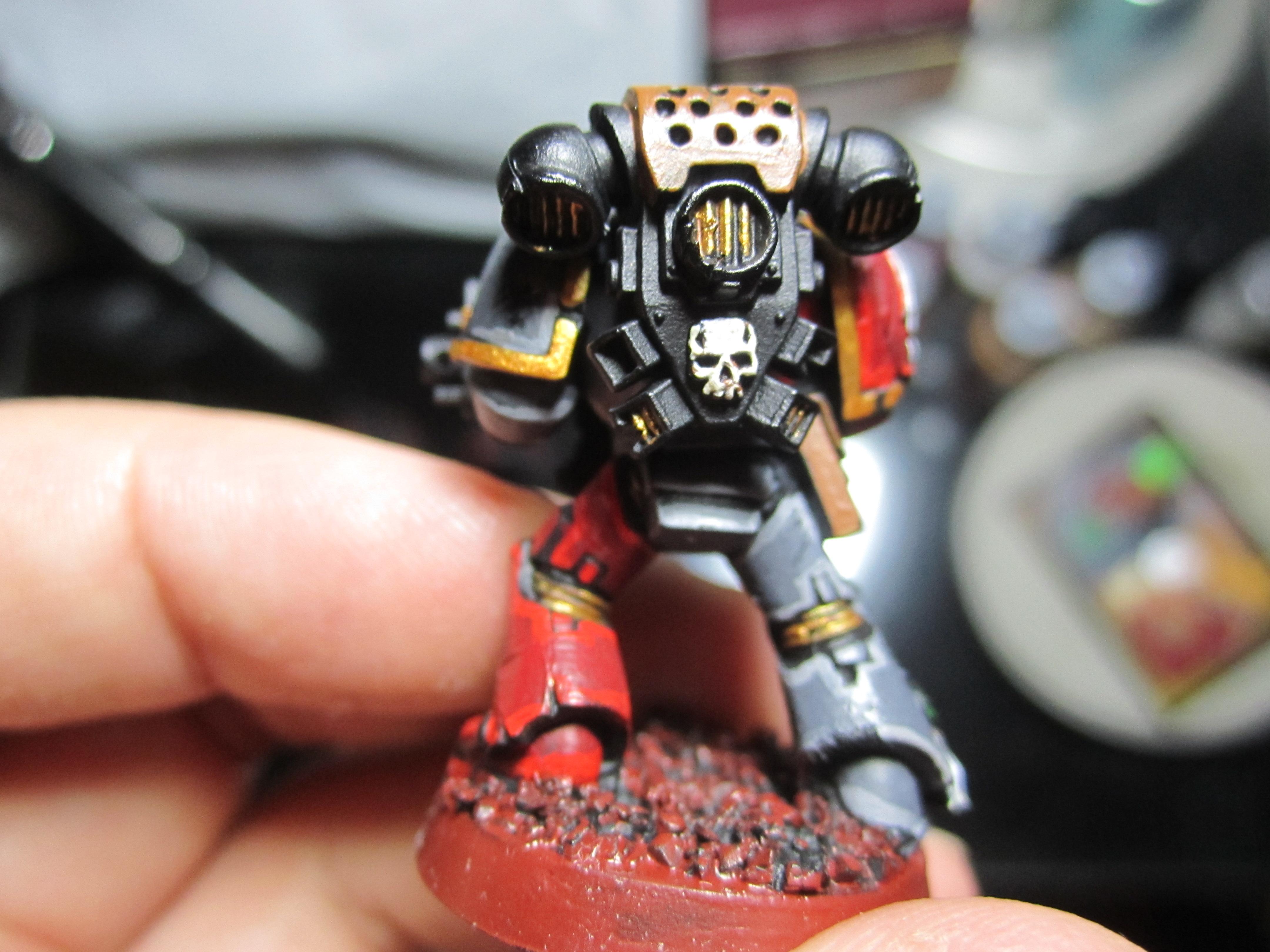 Battle Damaged Marine WIP view 3