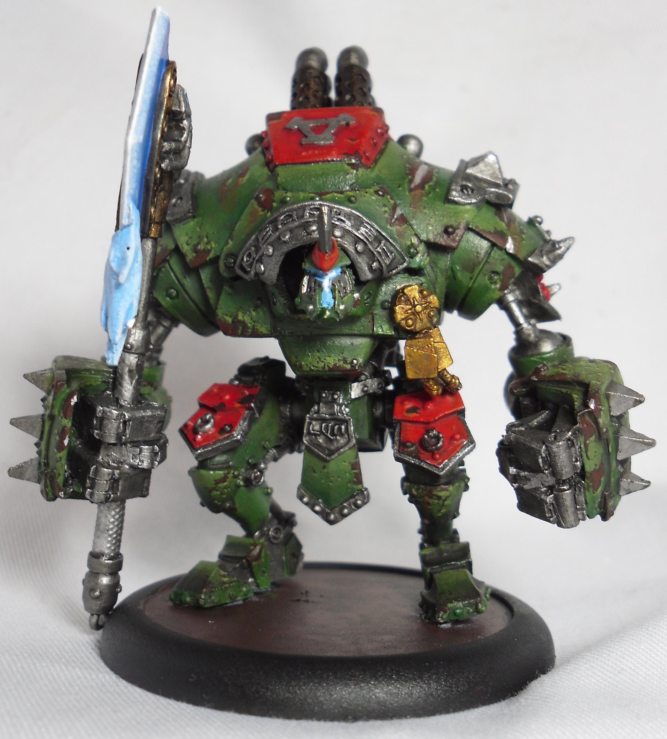 09, Axe, Beast, Green, Ice, Khador, Weathered