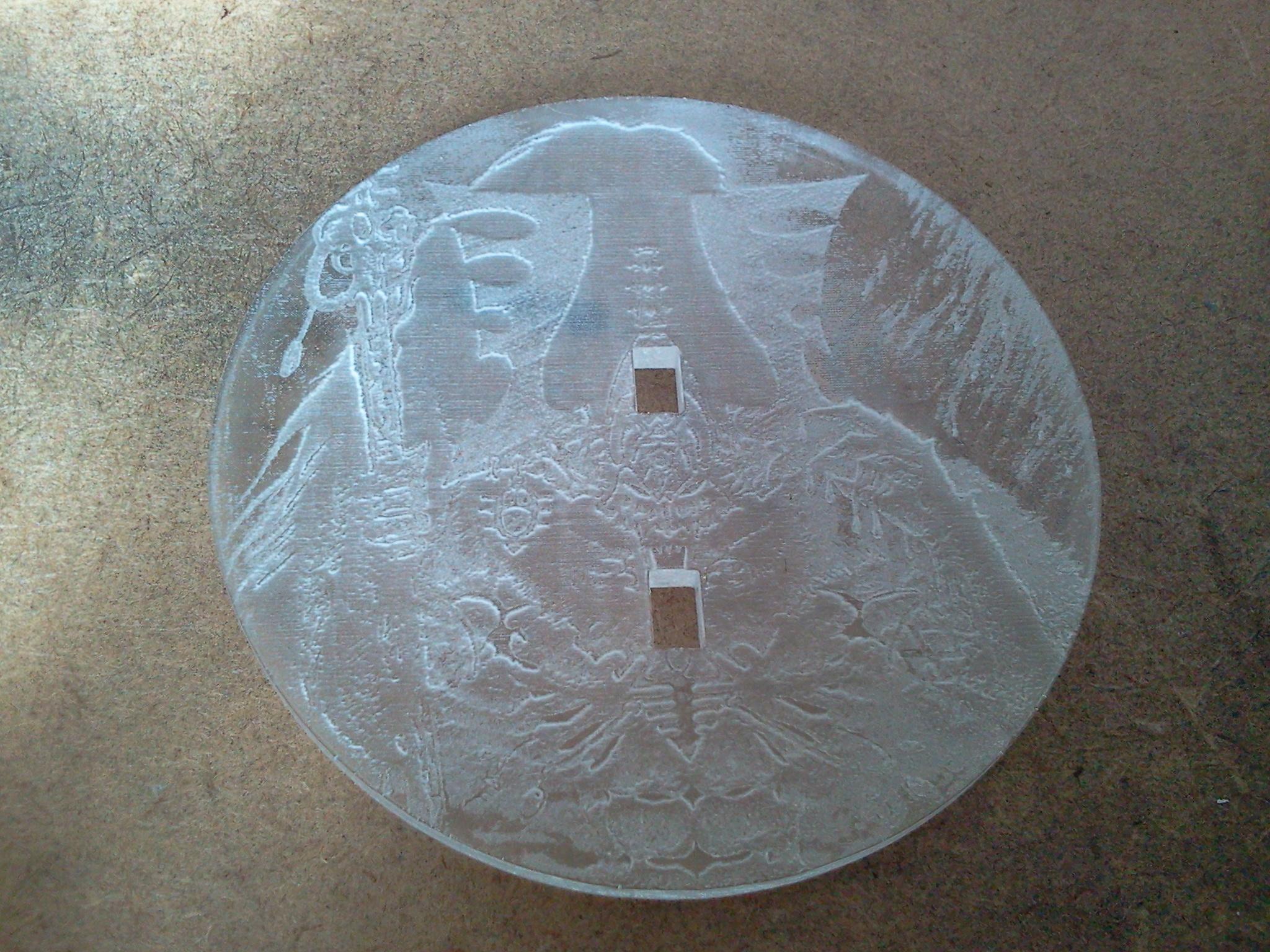 Made this just to demonstrate what sort of engraving we can do