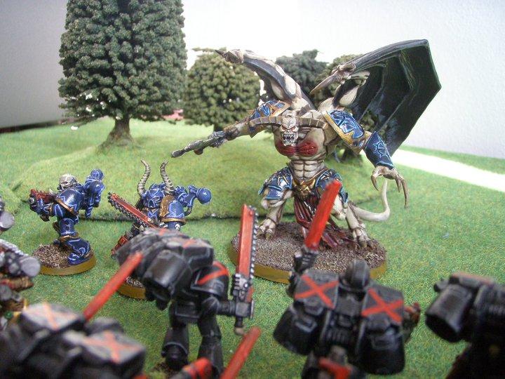Chaos Space Marines, Daemon Prince, Death Company, Warhammer 40,000
