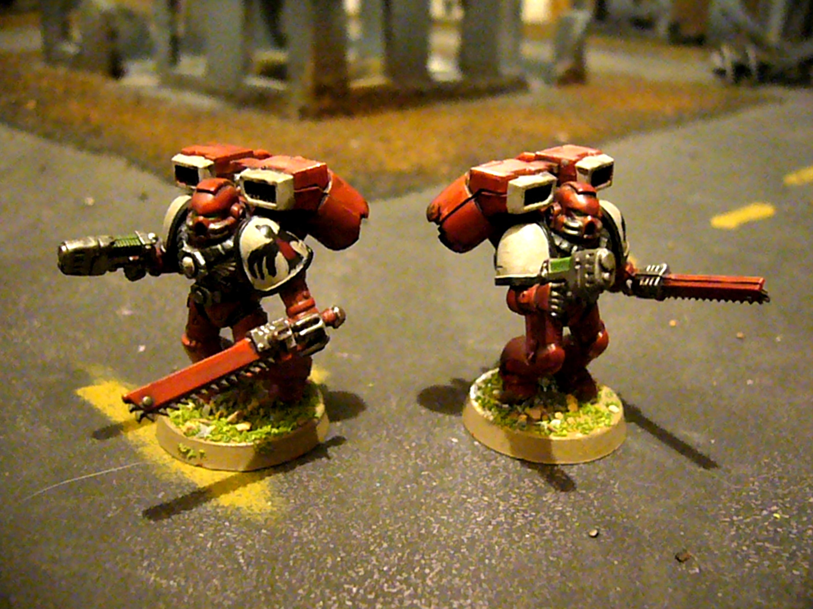 Assault Marines with Plasma Pistols