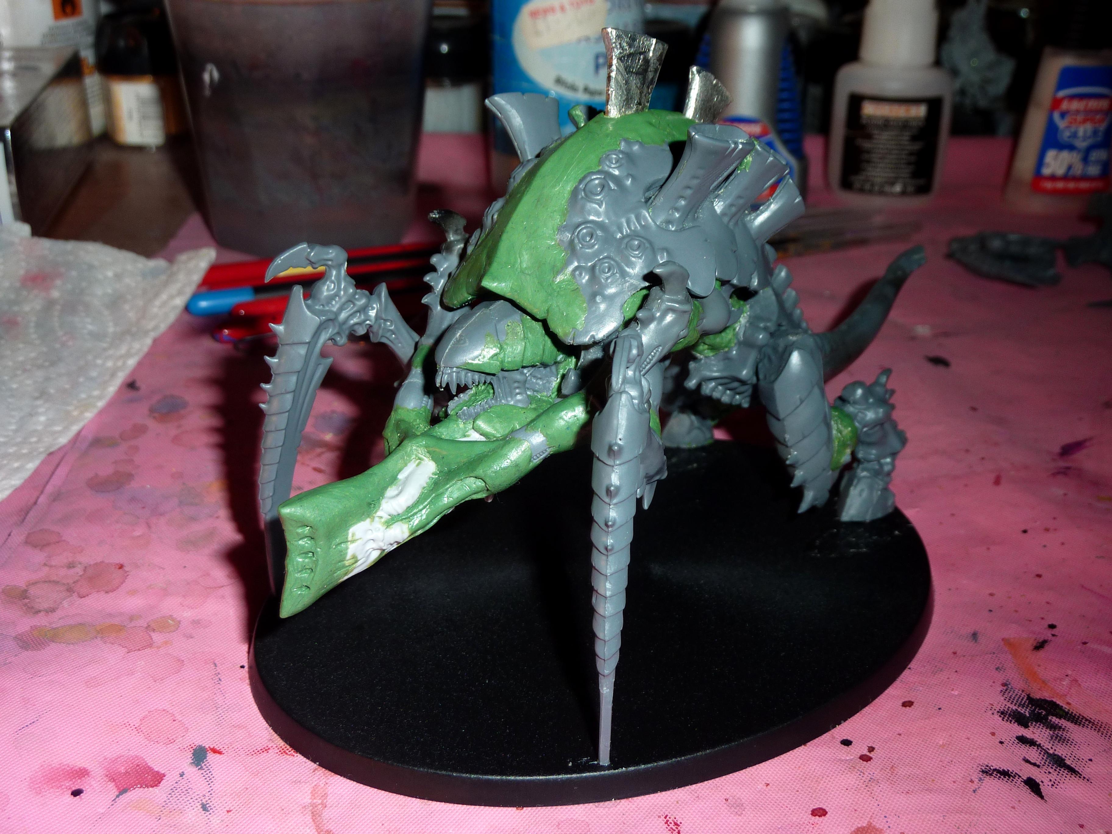 Carnifex, Conversion, D, Greenstuff, Tyranids, Tyrannofex