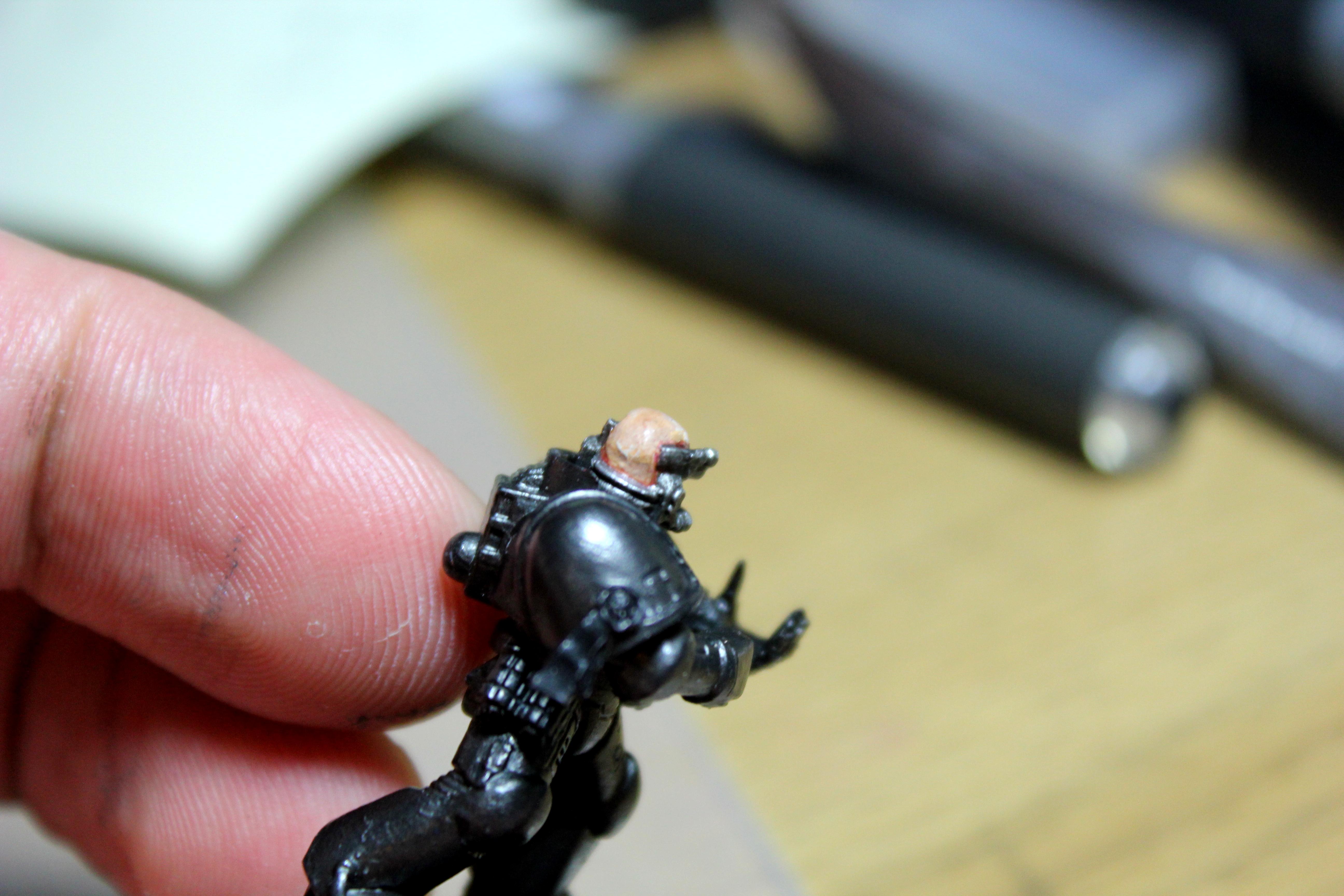 Face, Iron Hands, Space Marines, Warhammer 40,000, Work In Progress
