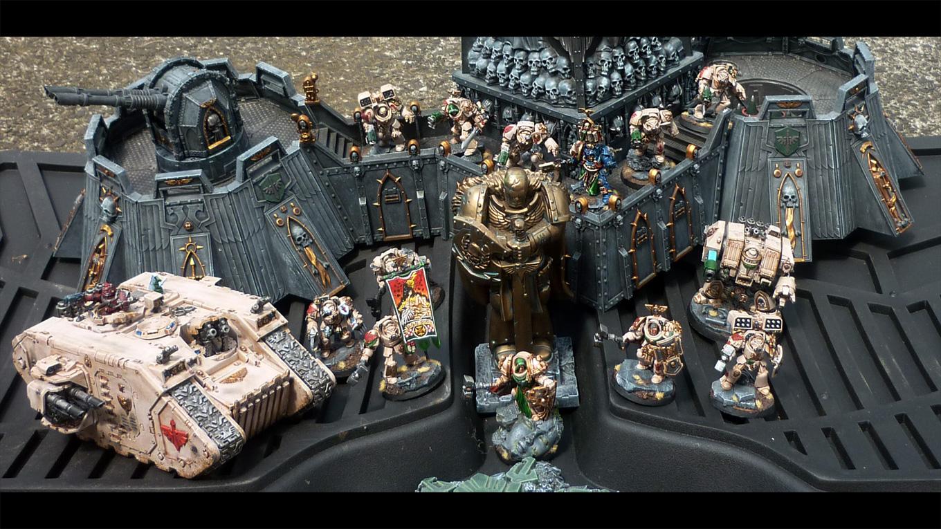 Army, Belial, Deathwing, Diorama, Group, Squad