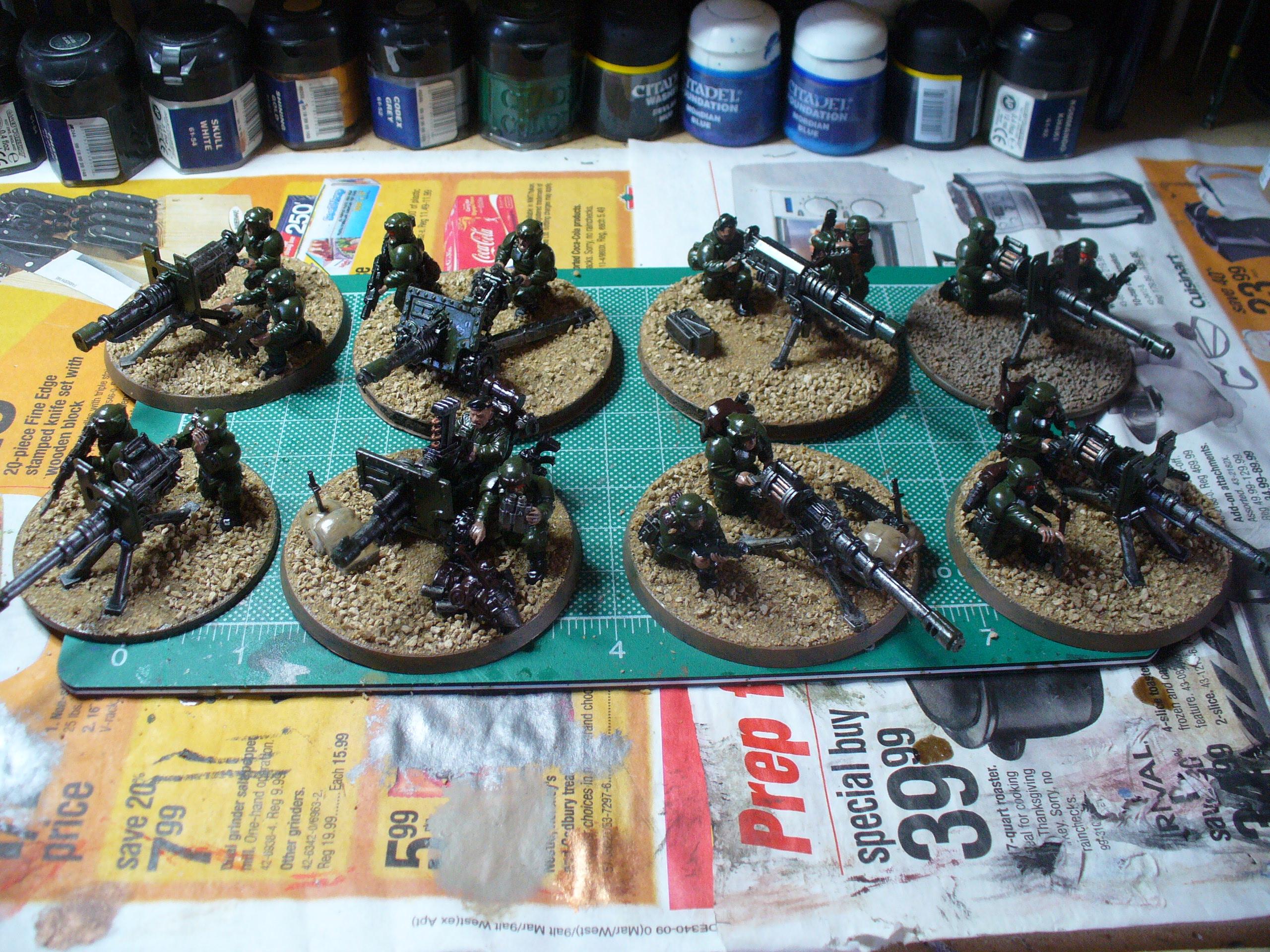 All painted, based, and washed at the same time