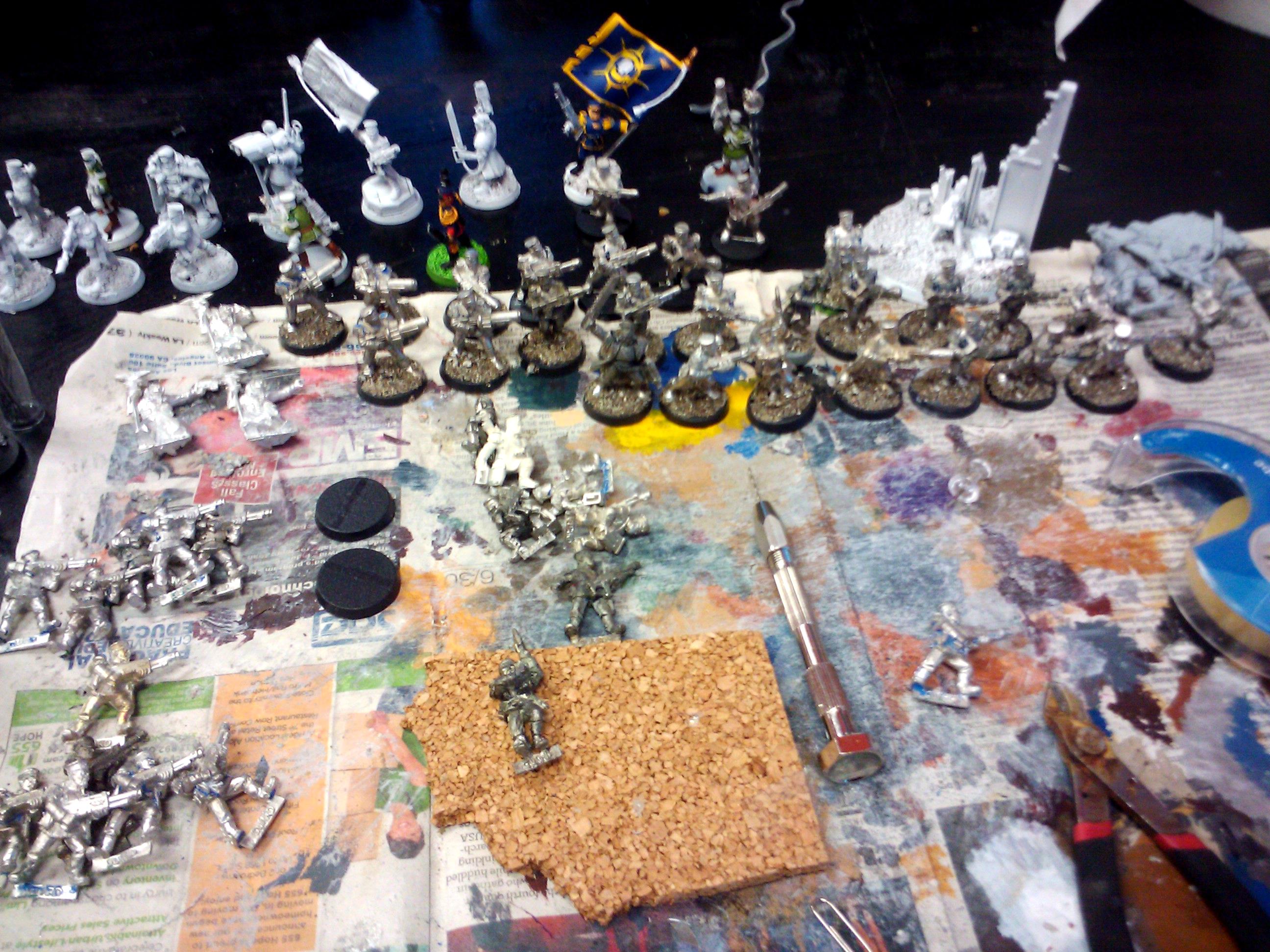Conversion, Imperial Guard, Mordian Iron Guard, Paint Scheme, Warhammer 40,000
