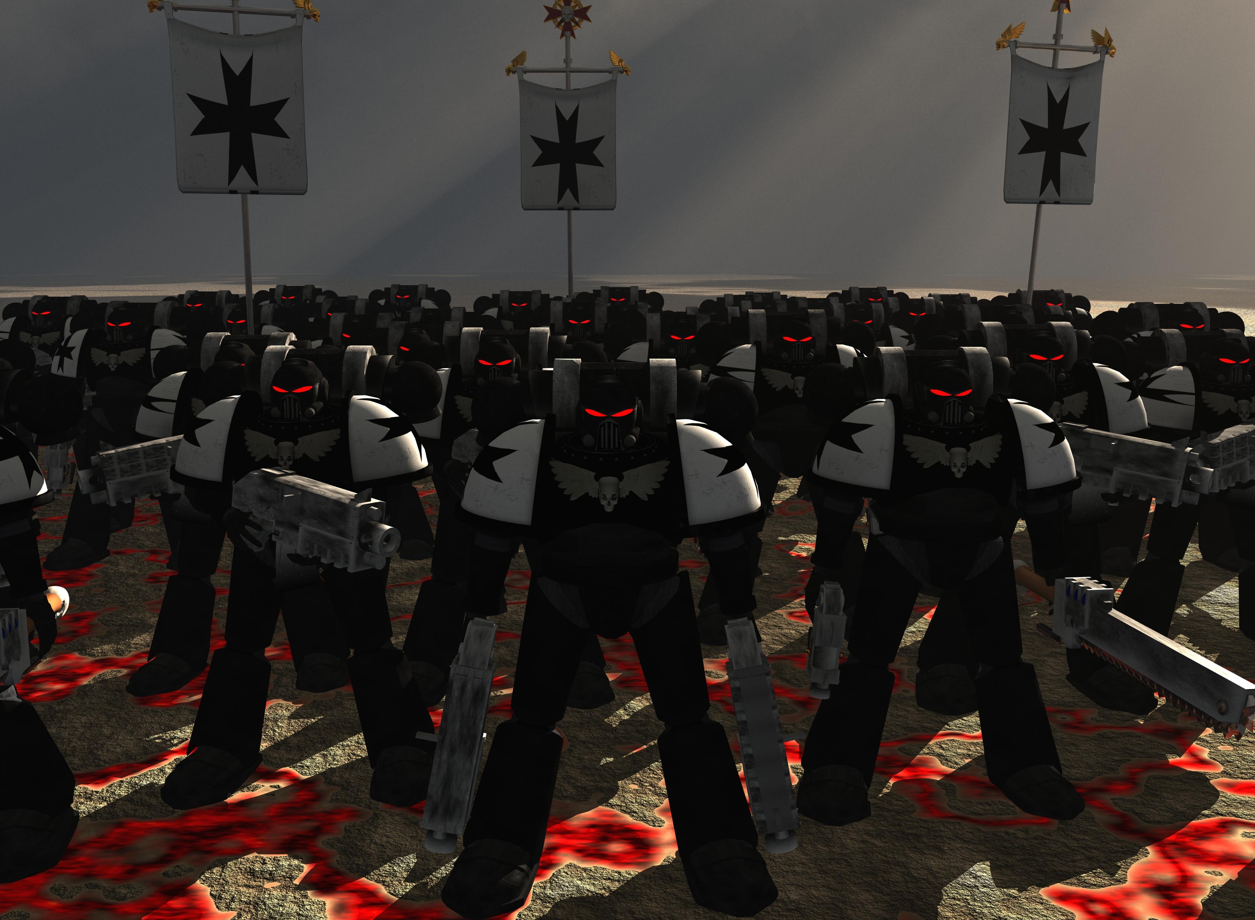 Black, Space, Space Marines, Templars