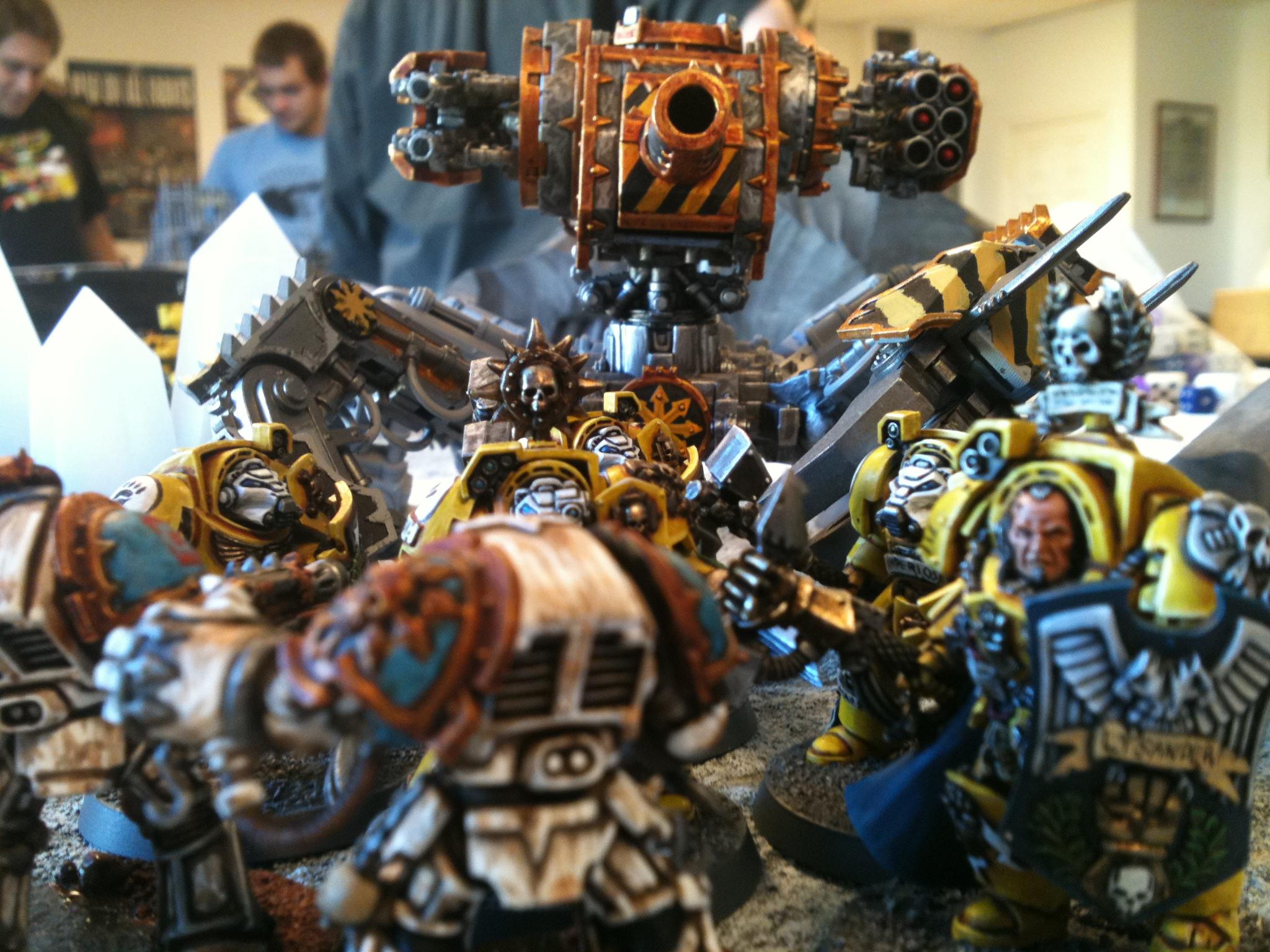 Terminator Armor, Imperial Fists vs. Chaos marines