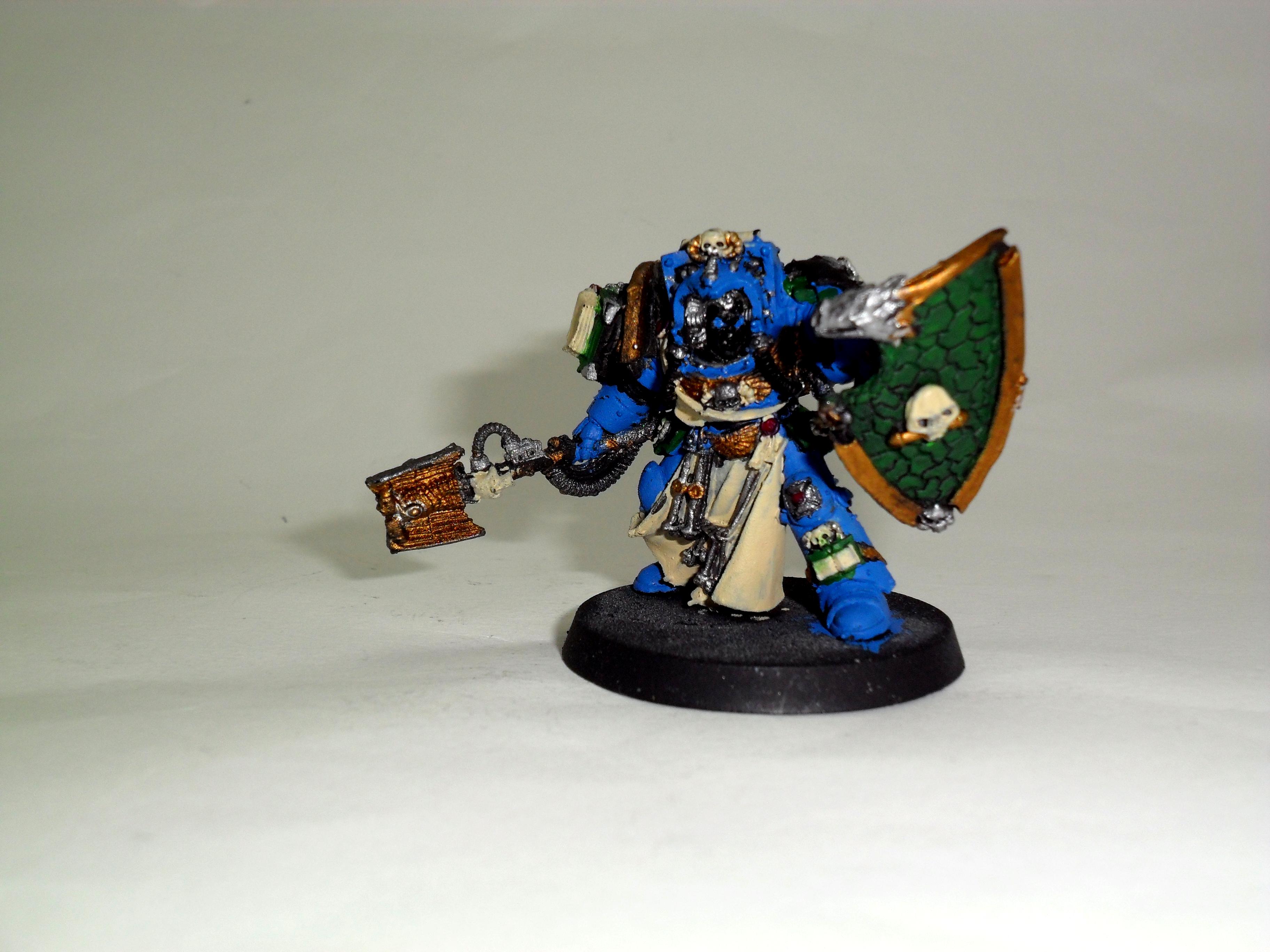 Librarian, Salamanders, Space Marines, Terminator Armor
