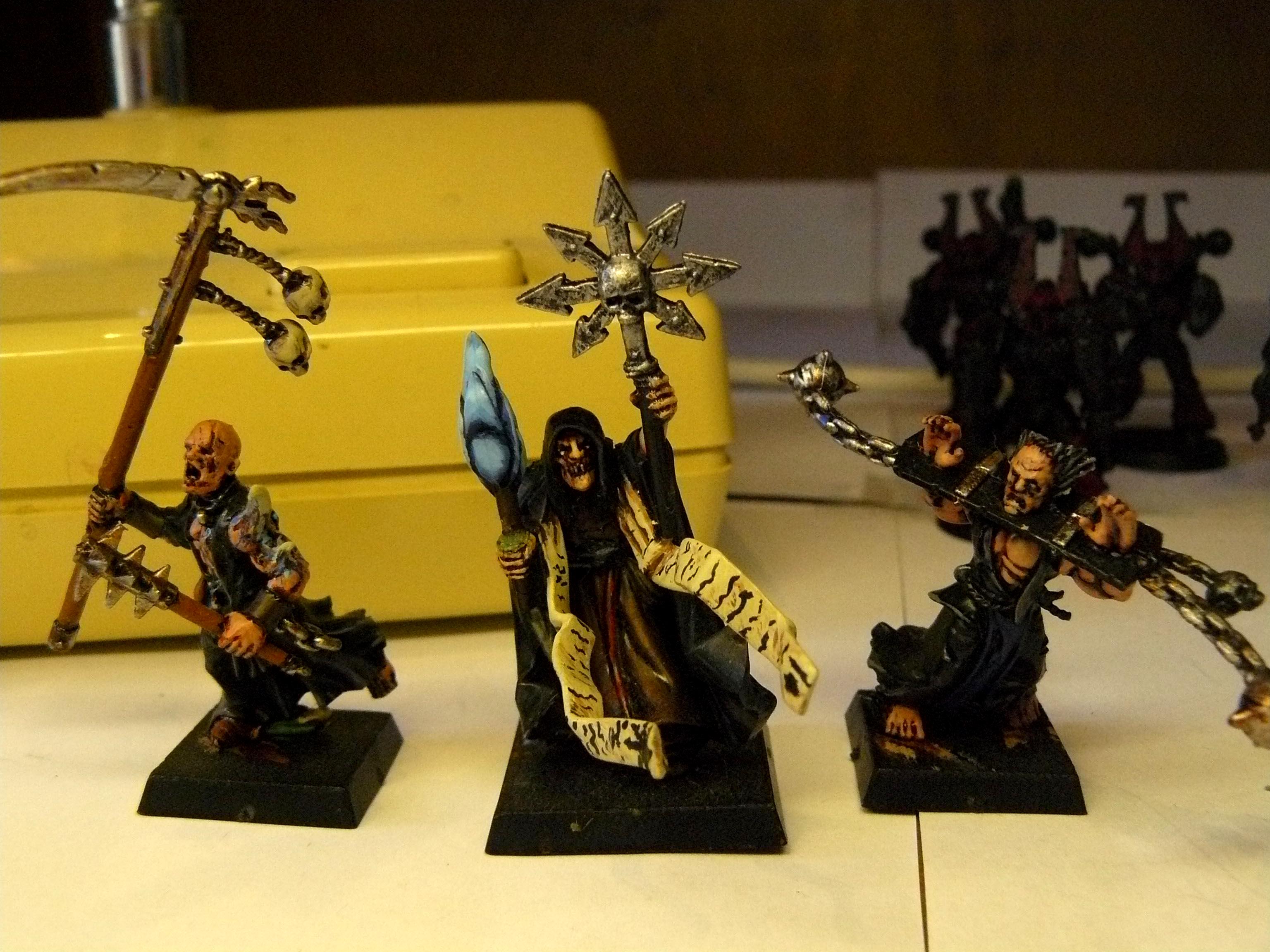 Chaos Sorcerer with a couple of marauders