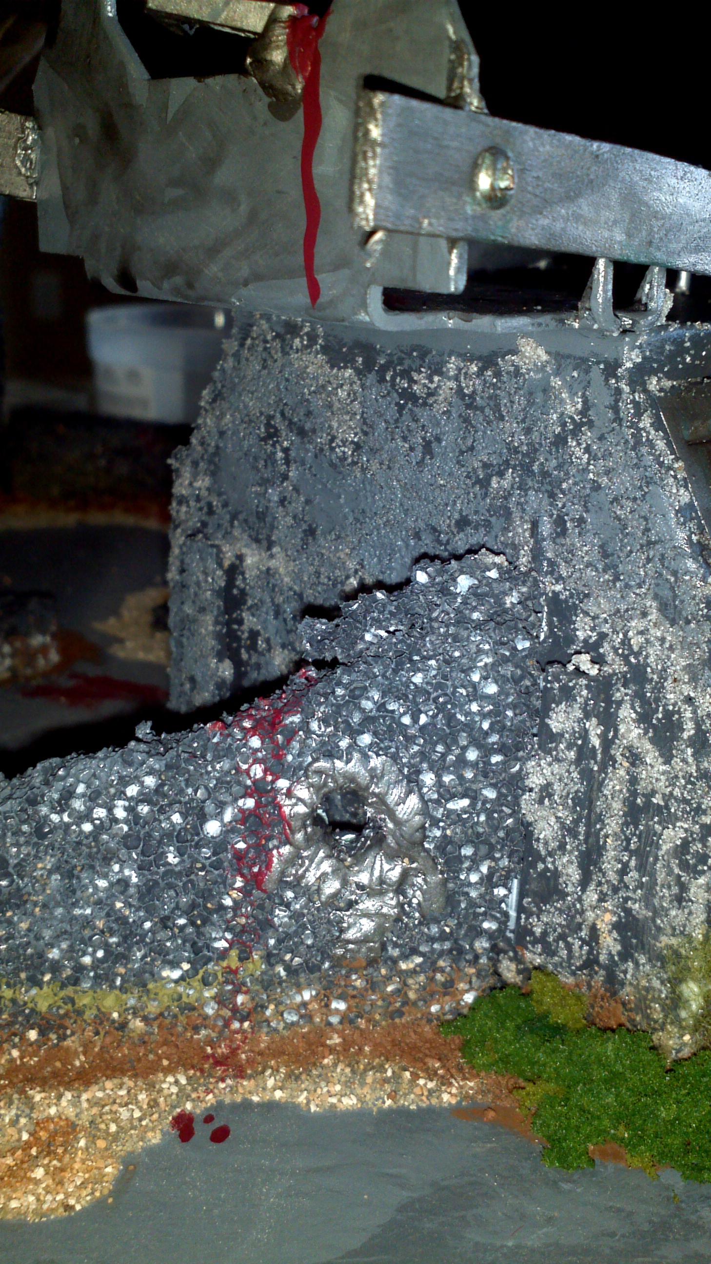 Blood, Buildings, Chaos, Cities Of Death, Cover, Dead, Death, Defense, Defensive, Delapadadted, Guardsmen, Heavy Weapon, Imperial, Imperial Guard, Over Run, Overrun, Placement, Ruin, Ruins, Terrain, Terrain Peice, Terrain Piece, Work In Progress, Zombie, Zombie Attack