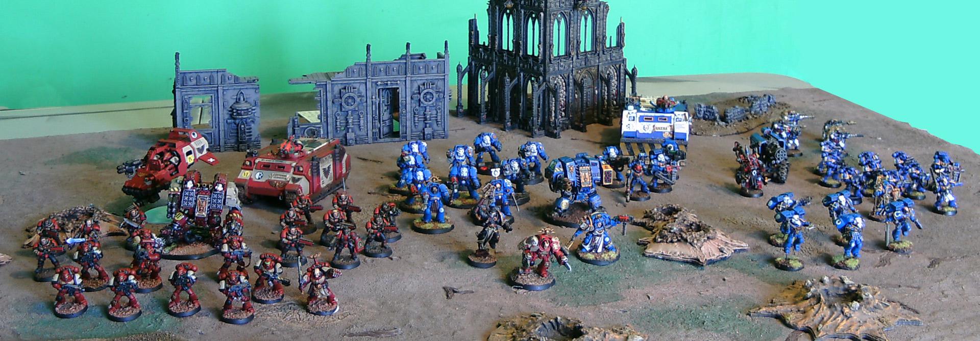 Blood Ravens, Complete Army, Ouze, Space Marines, Ultramarines, Warhammer 40,000