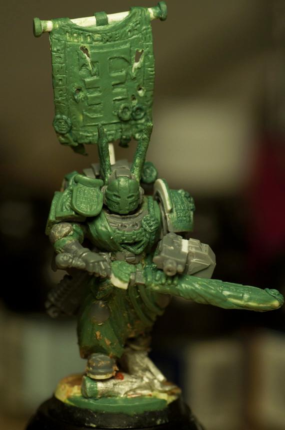 Banner, Deathwatch, Greenstuff, Kill Team, Srg, Sword