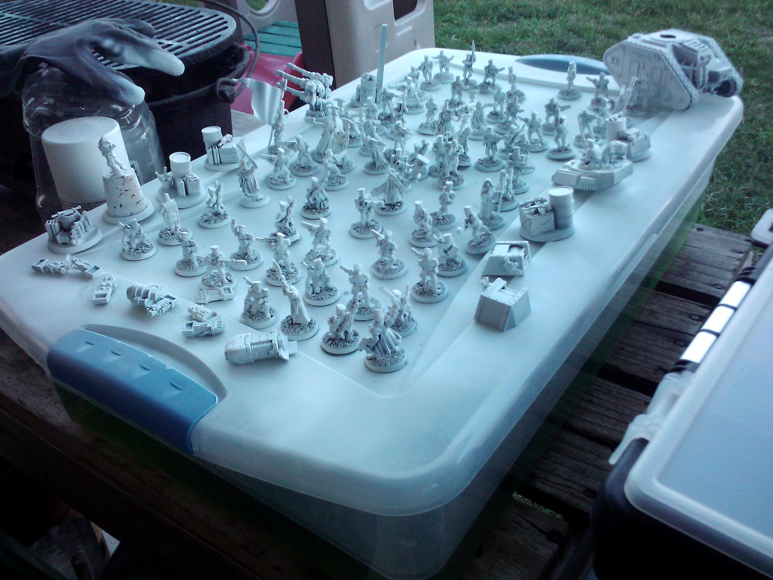 Conversion, Imperial Guard, Mordian Iron Guard, Paint Scheme, Warhammer 40,000