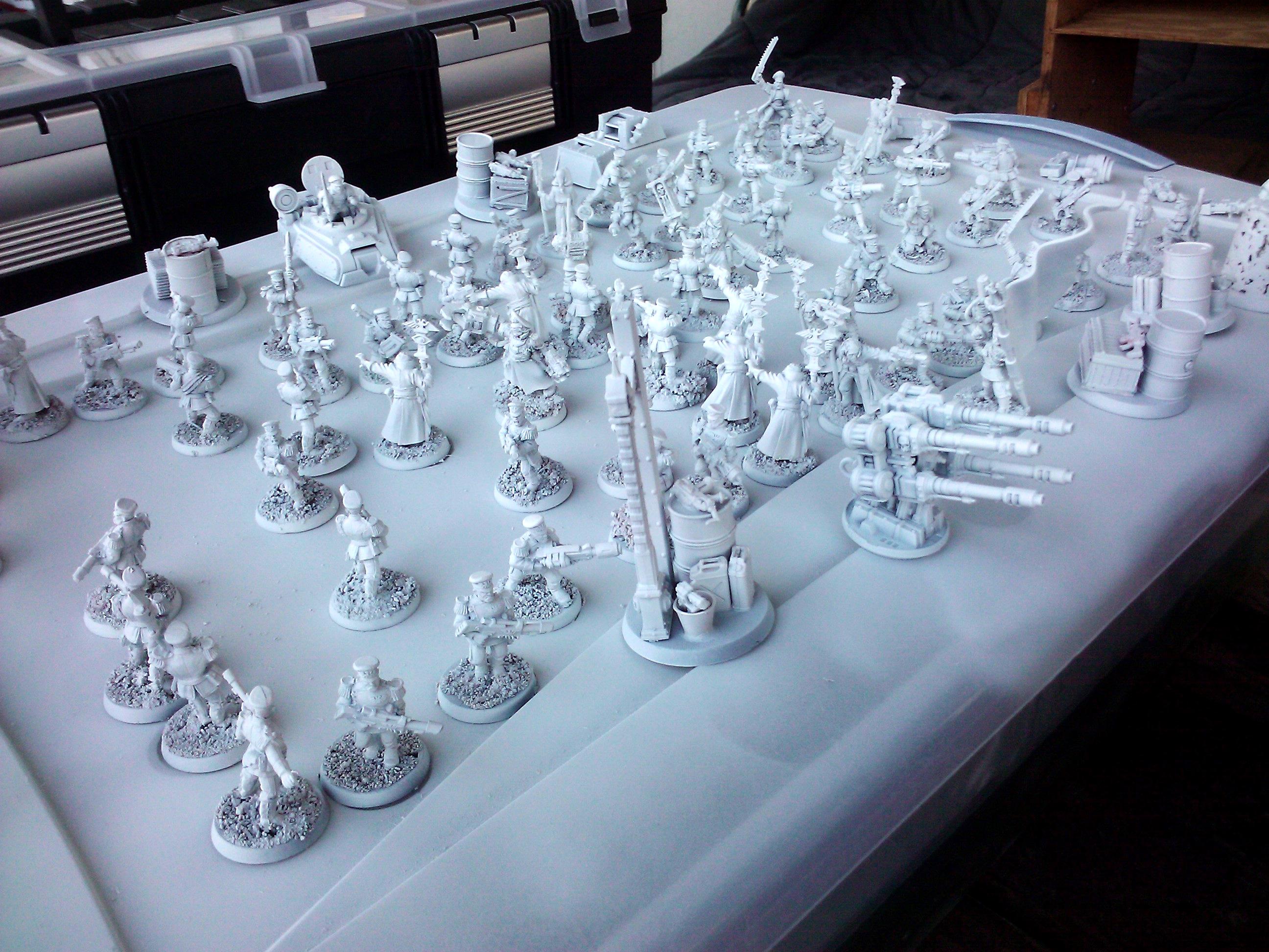 Conversion, Imperial Guard, Mordian Iron Guard, Paint Scheme, Warhammer 40,000