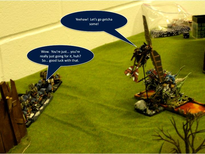 Battle Report, Left Flank
