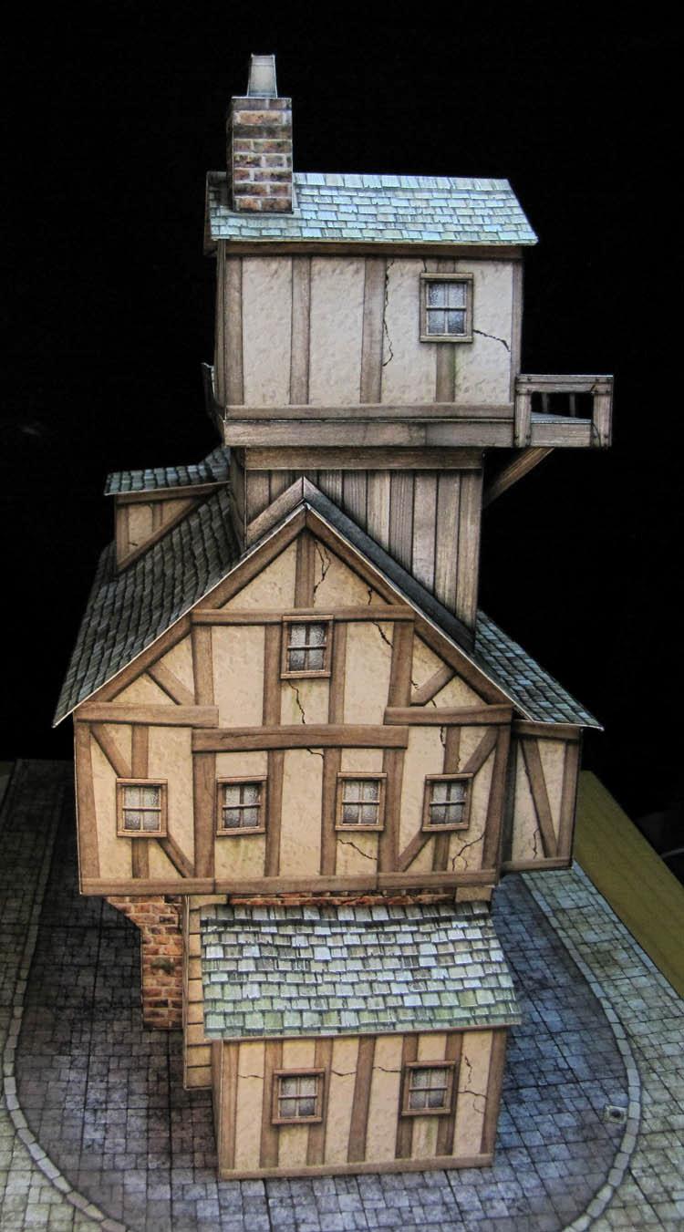 Bridge, Buildings, Dave Graffam, Daves Games, House, Inventors, Papercraft, Terrain