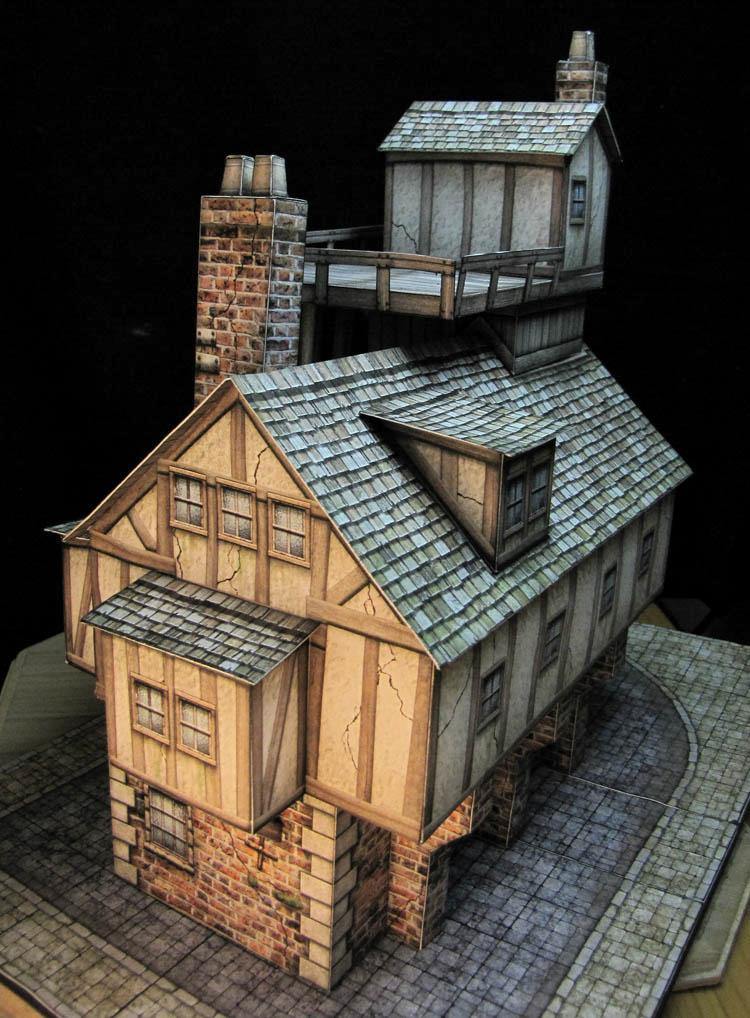 Bridge, Buildings, Dave Graffam, Daves Games, House, Inventors, Papercraft, Terrain