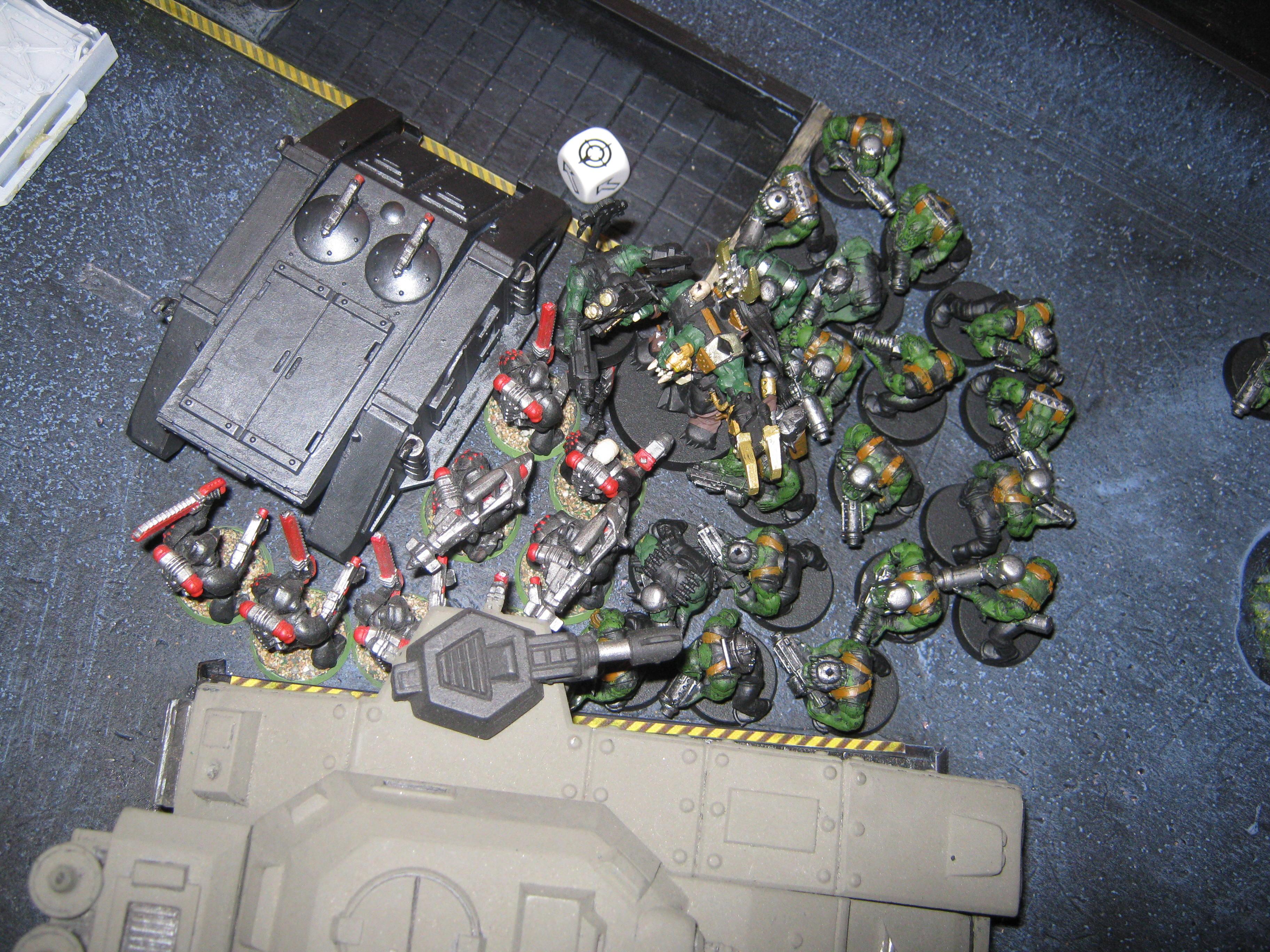 Battle Report, Chaos Space Marines, Orks, Warhammer 40,000