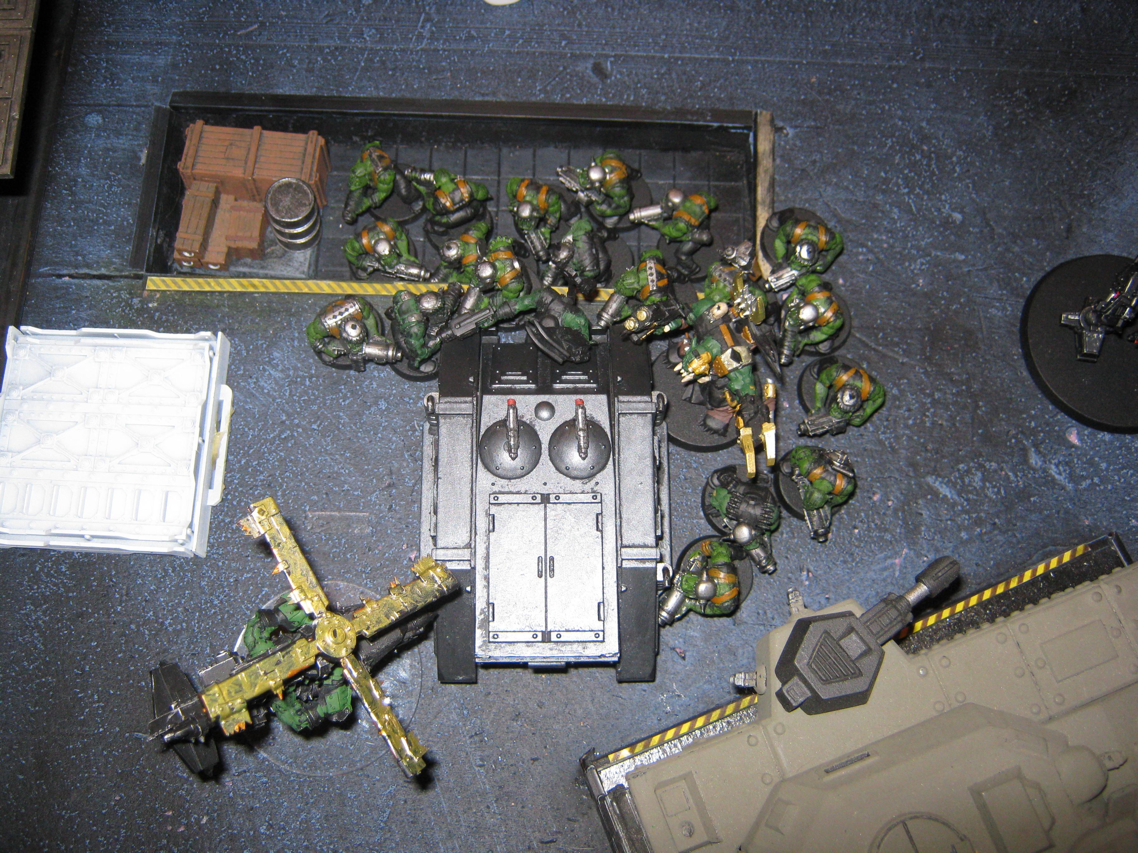 Battle Report, Chaos Space Marines, Orks, Warhammer 40,000
