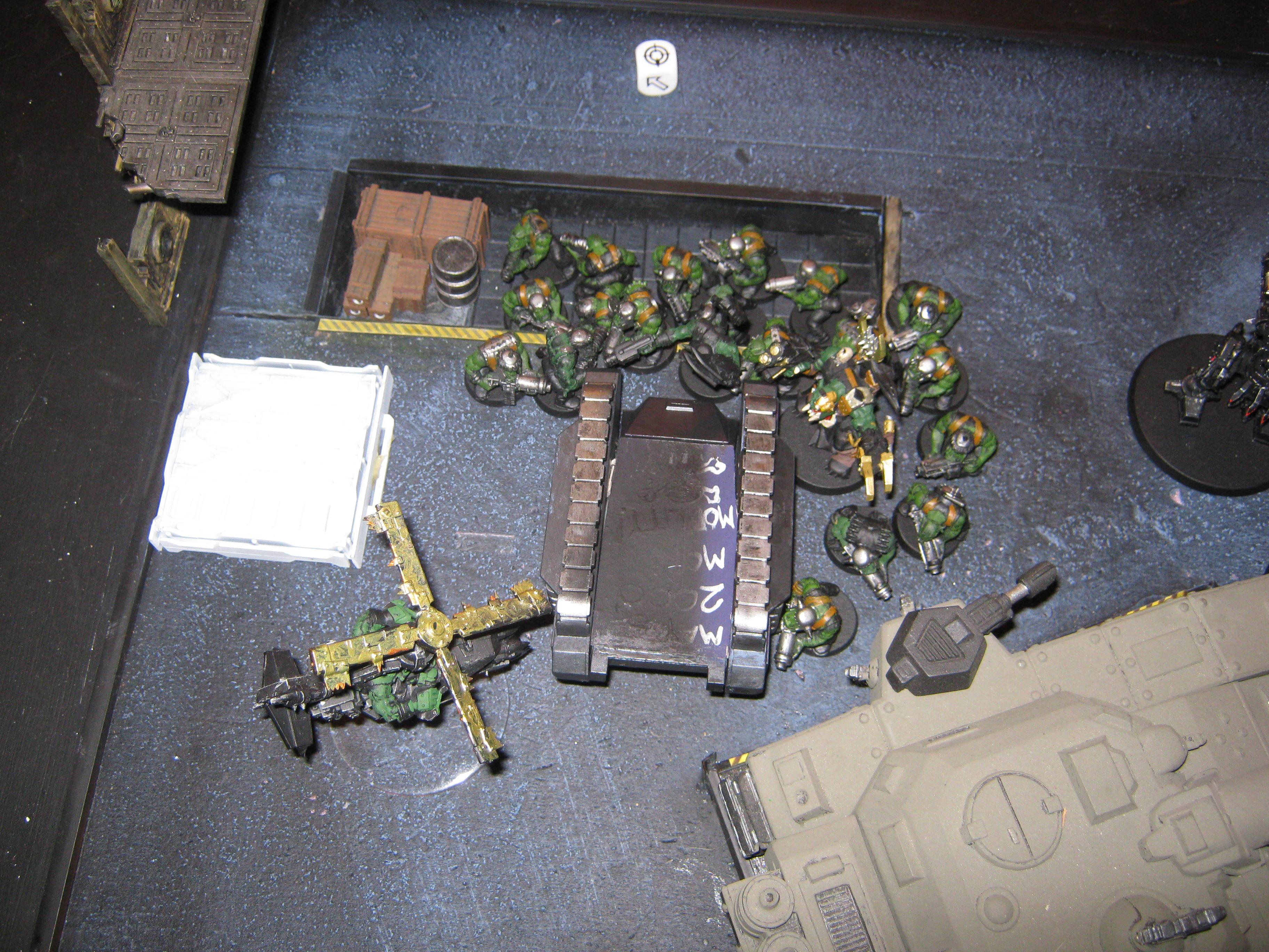 Battle Report, Chaos Space Marines, Orks, Warhammer 40,000