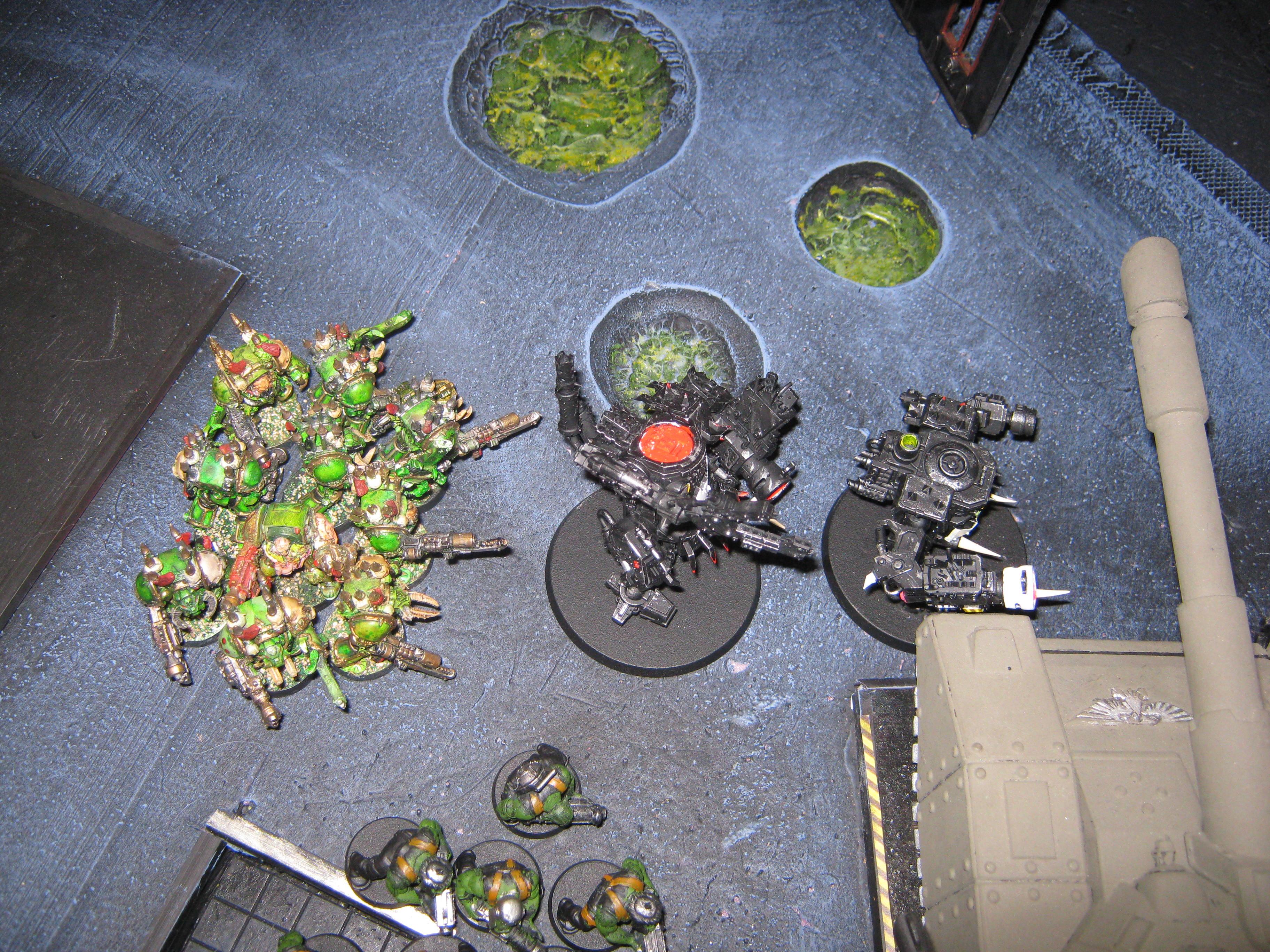 Battle Report, Chaos Space Marines, Orks, Warhammer 40,000