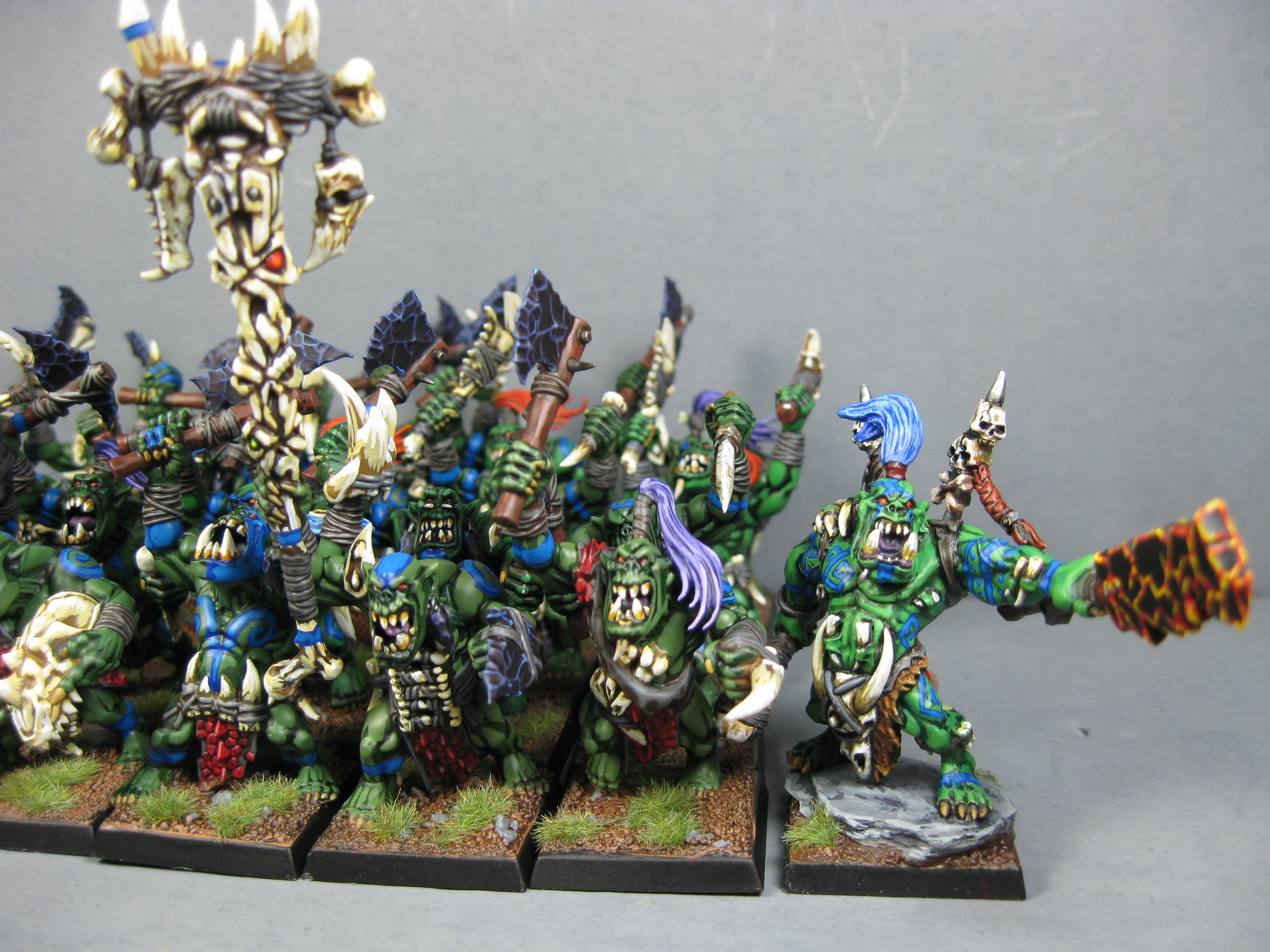 Goblins, Gobos, Orcs, Orcs And Goblins, Orks, Pro Painted, Rpg, Warhammer Fantasy