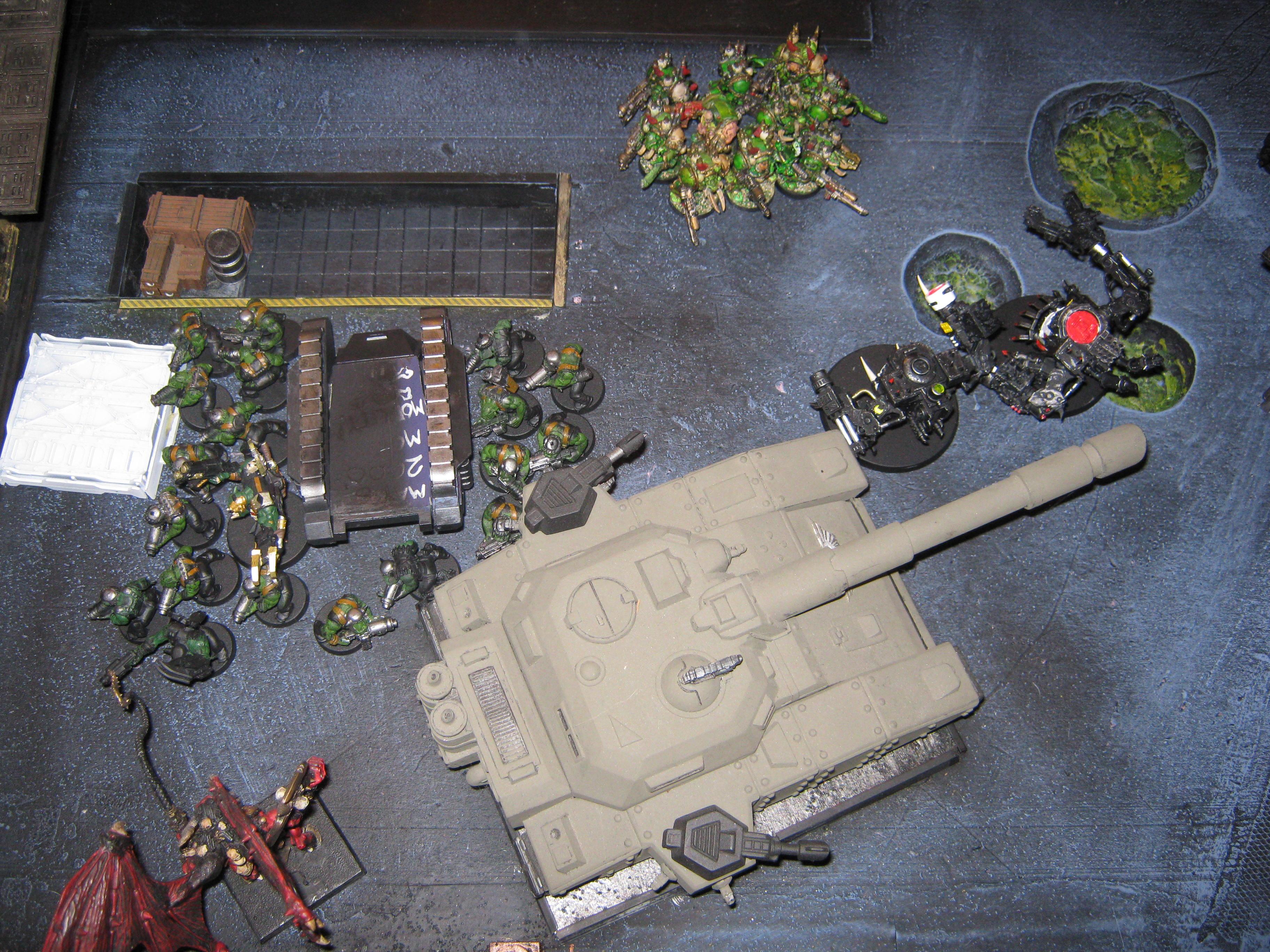 Battle Report, Chaos Space Marines, Orks, Warhammer 40,000