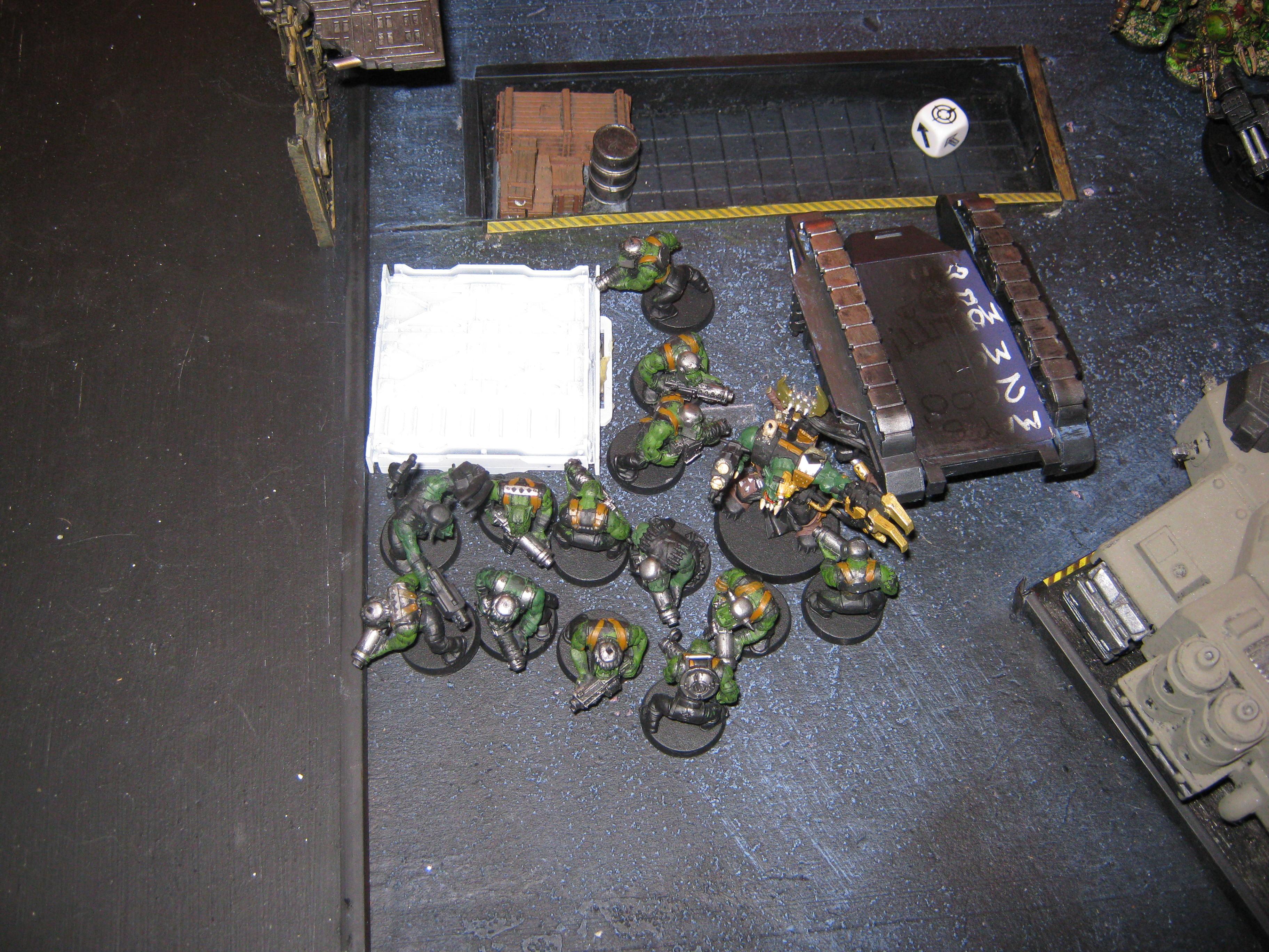 Battle Report, Chaos Space Marines, Orks, Warhammer 40,000