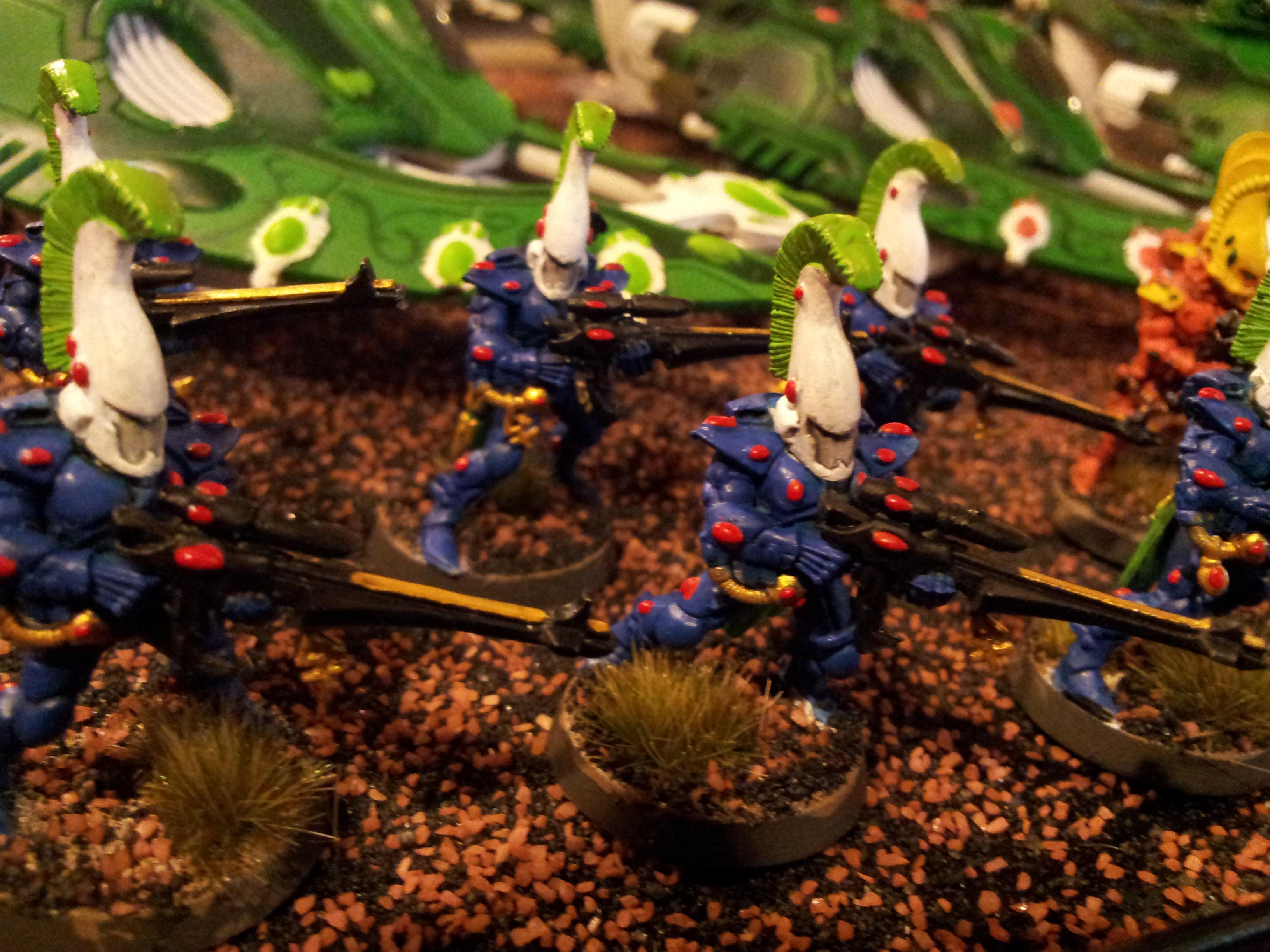 Biel-tan, Eldar, Dire Avengers, Green Hats
