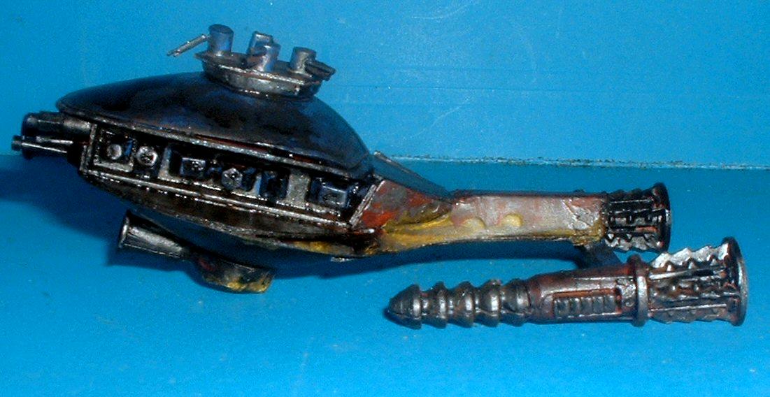 Battlefleet Gothic, Conversion, Orks, Scratch Build, Xenos