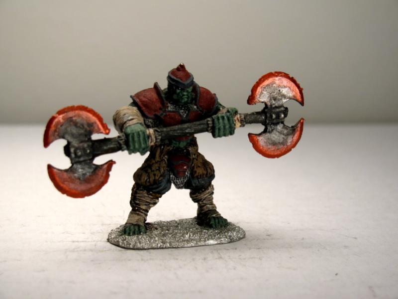 Axe, Double, Headed, Orcs, Reaper - Orc With Double-headed Axe 