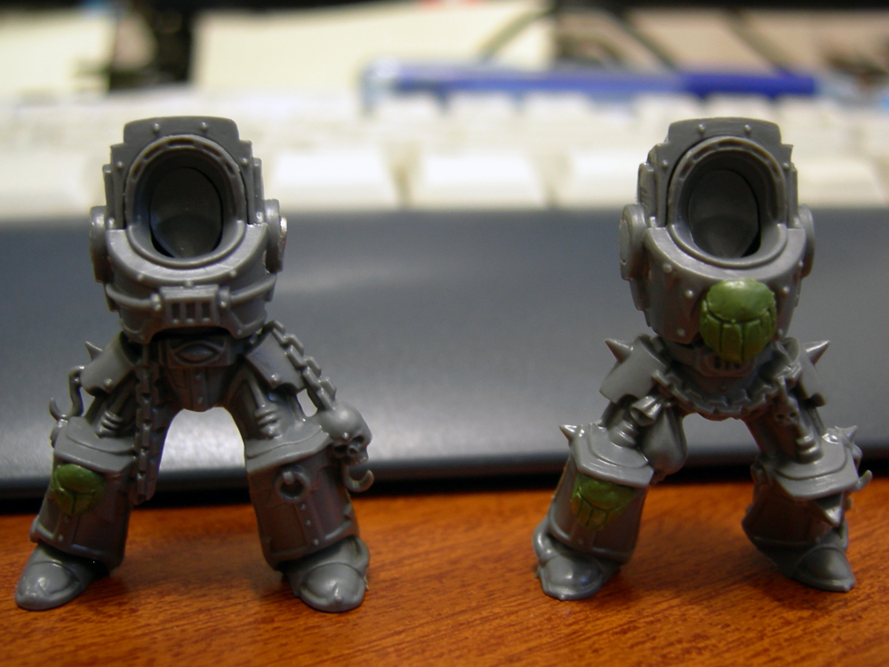 Terminator Armor, Thousand Sons, Work In Progress