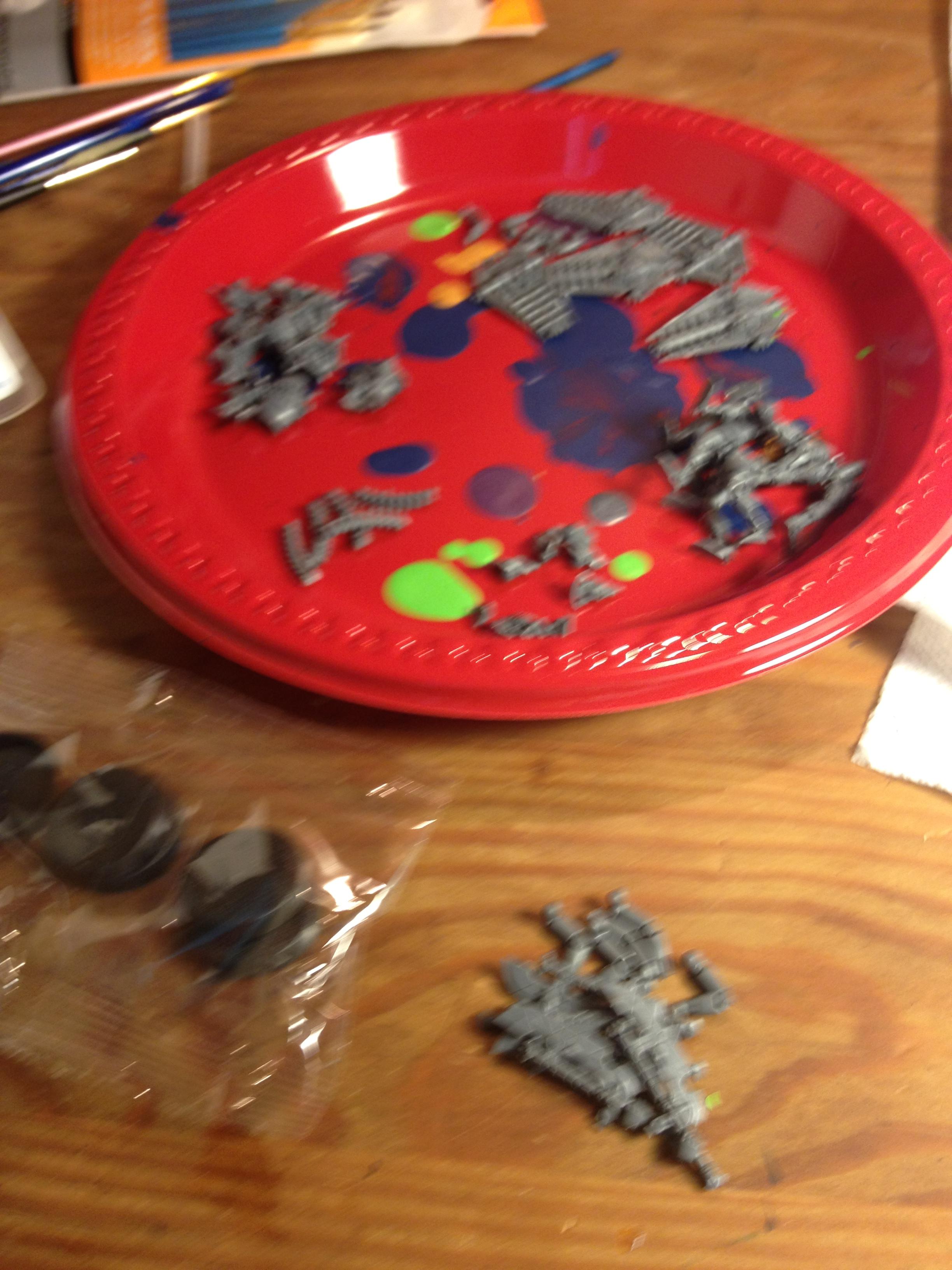 Punched out ready for assembly