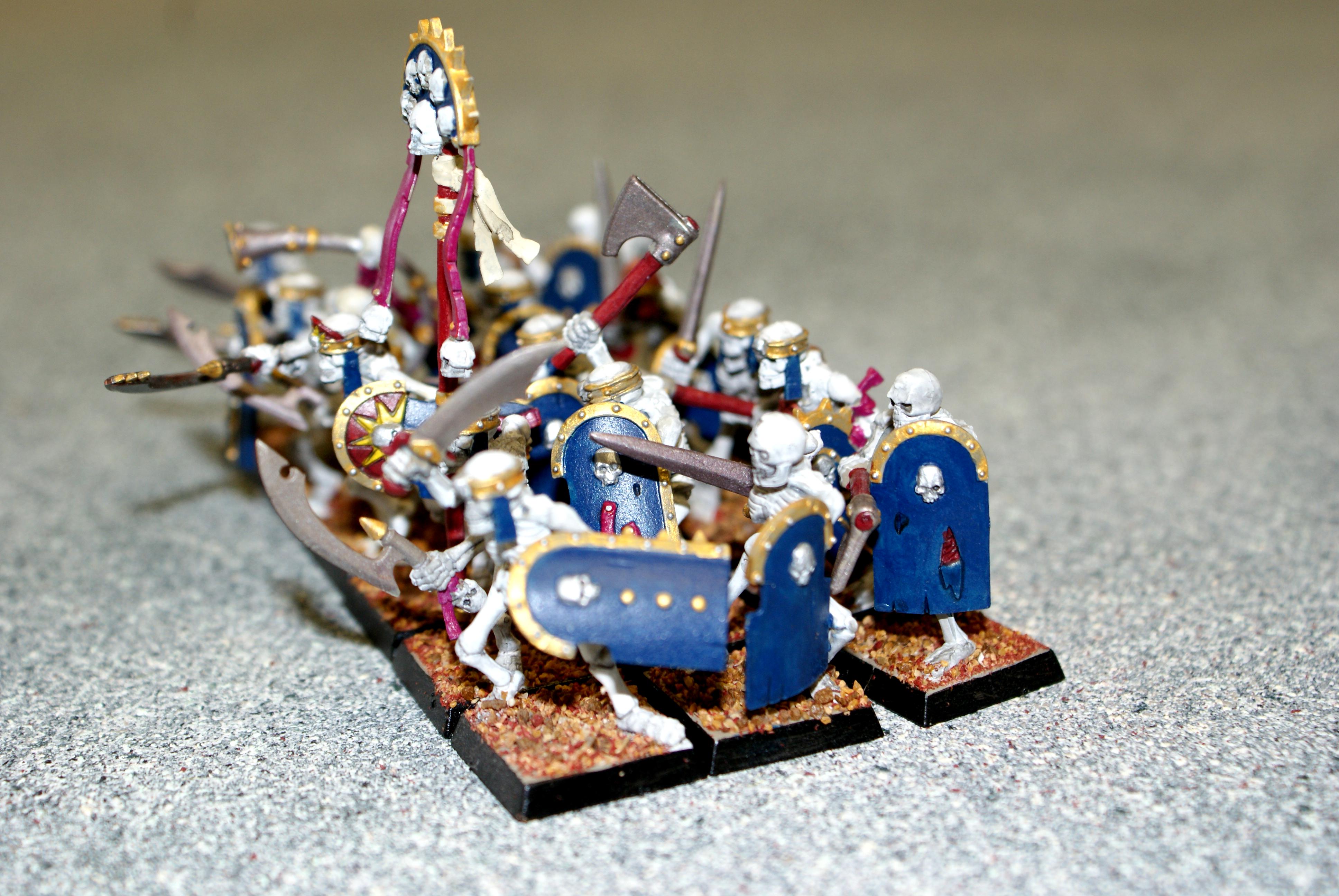 Skeletons, Tomb Kings, Warhammer Fantasy, Warriors