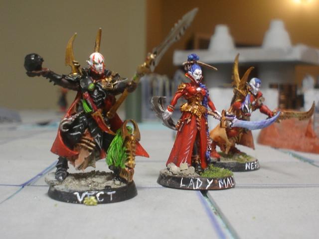 HQ selection , Abstrubael Vect, Lady Malys and Archon Nero