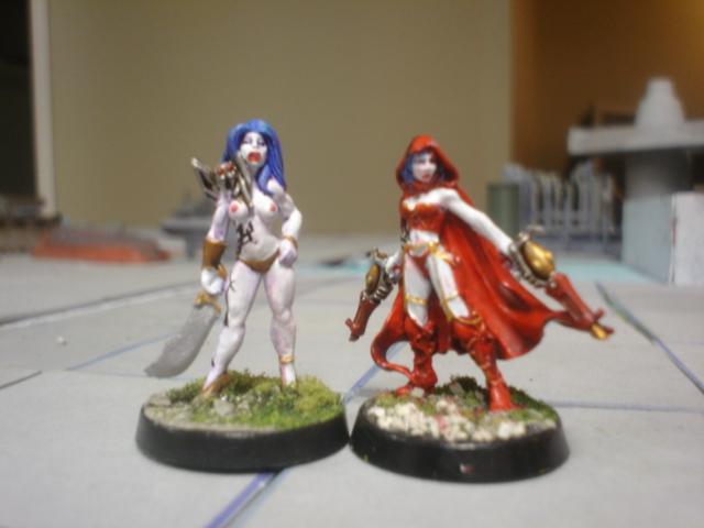 My Lhamaean's (Non Gw Type Models), Again, prior to the actual model release, which I eventually bought, but as you saw, converted into Lady Malys instead