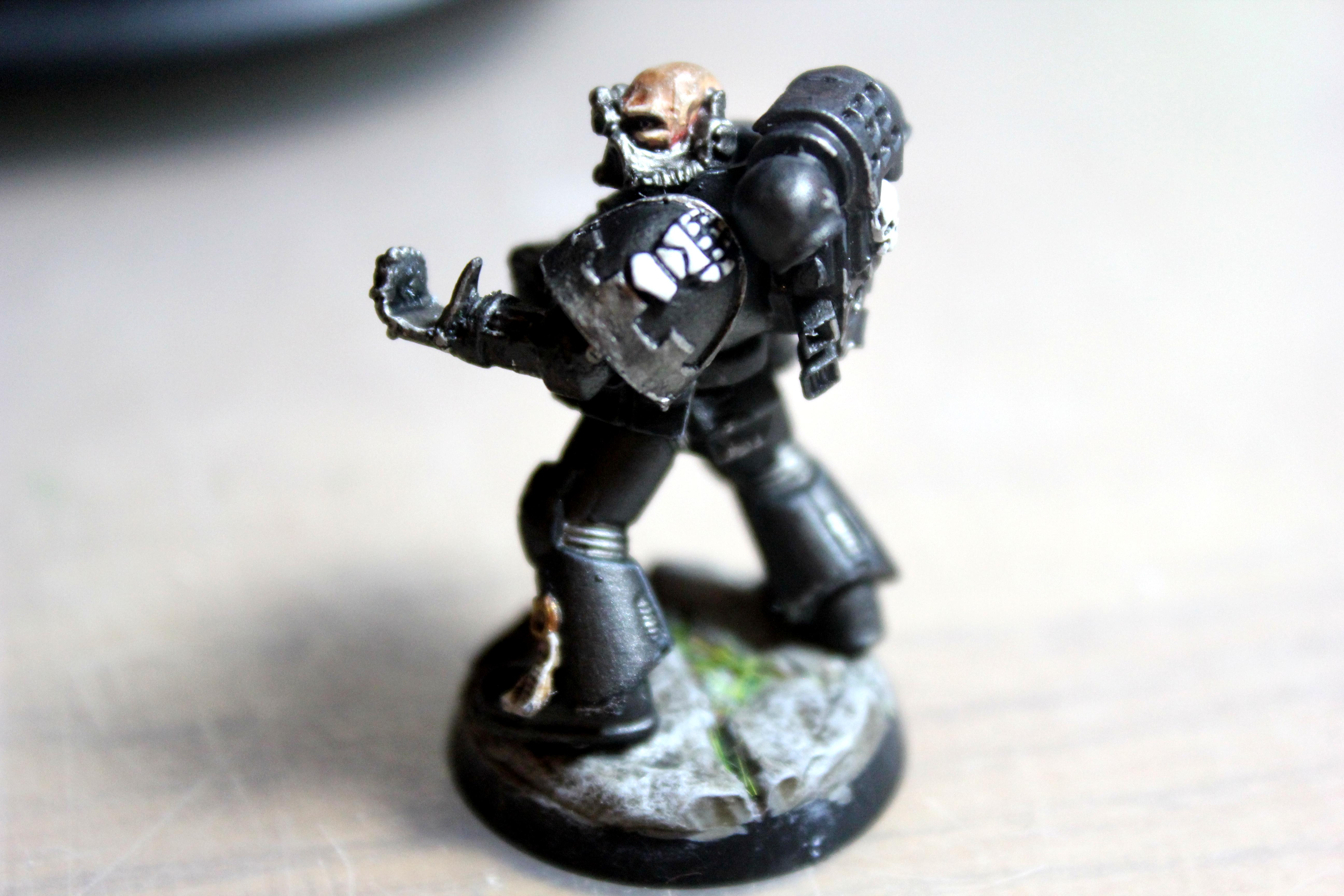 Base, Custom, Iron Hands, Magnet, Magnetised, Space Marines, Warhammer 40,000