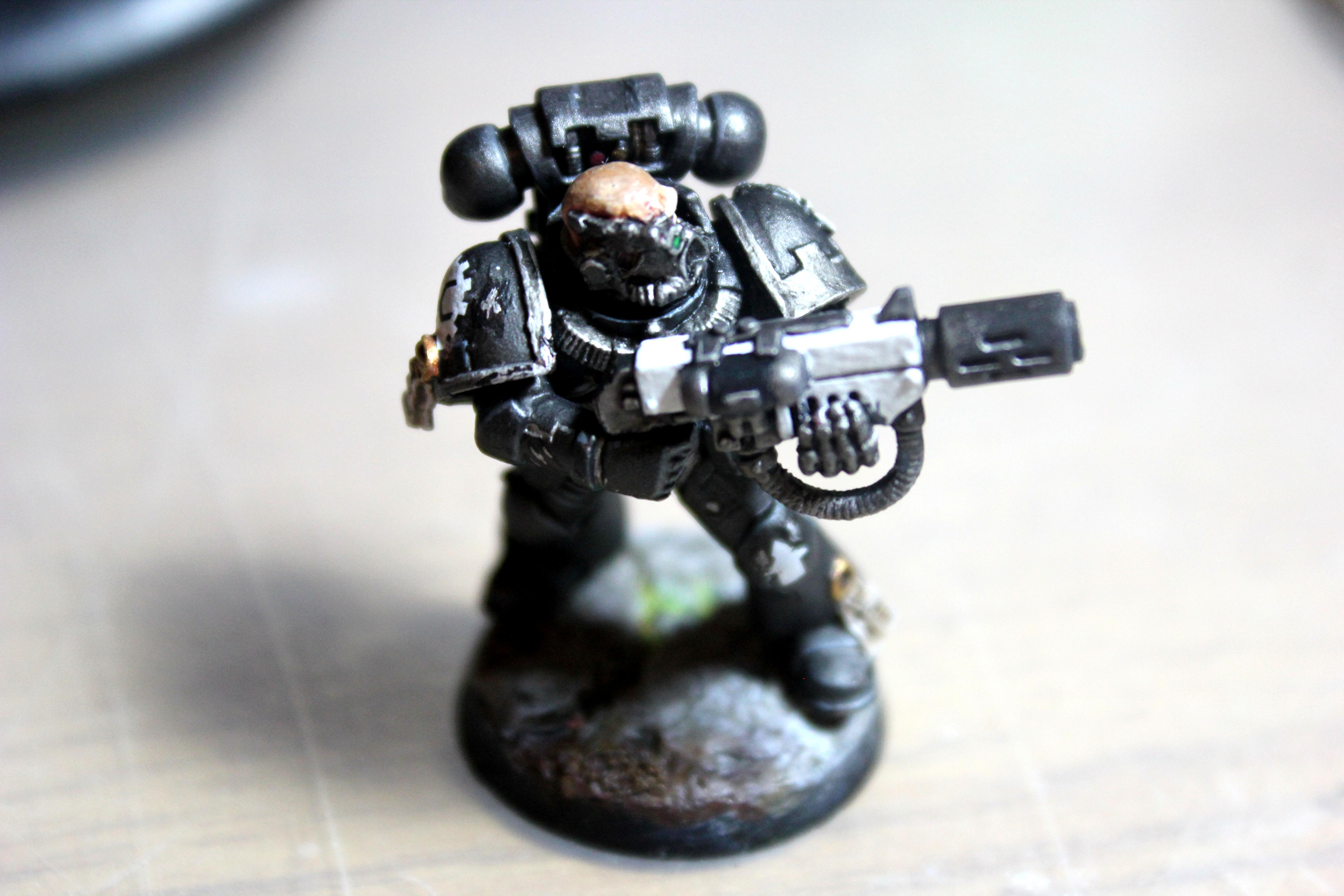 Base, Custom, Iron Hands, Magnet, Magnetised, Meltagun, Space Marines, Warhammer 40,000