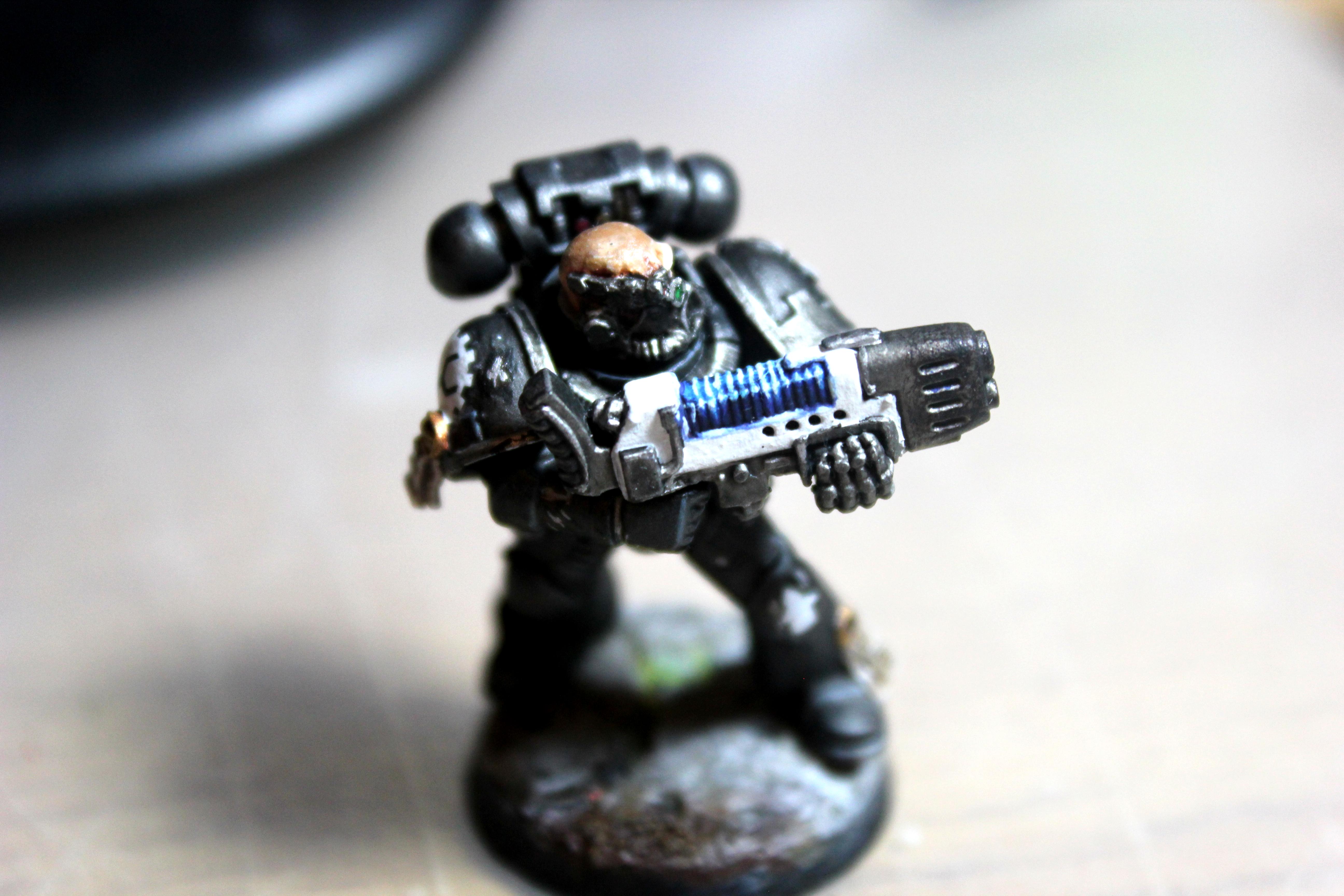 Base, Custom, Finished!, Iron Hands, Magnet, Magnetised, Plasma, Space Marines, Warhammer 40,000