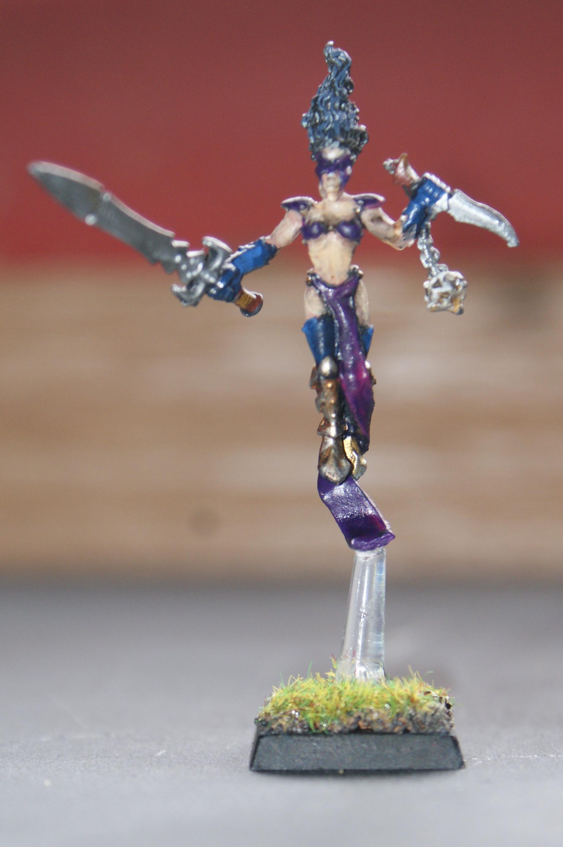 Dark Elves, Ral Partha, Sorceress, Warhammer Fantasy