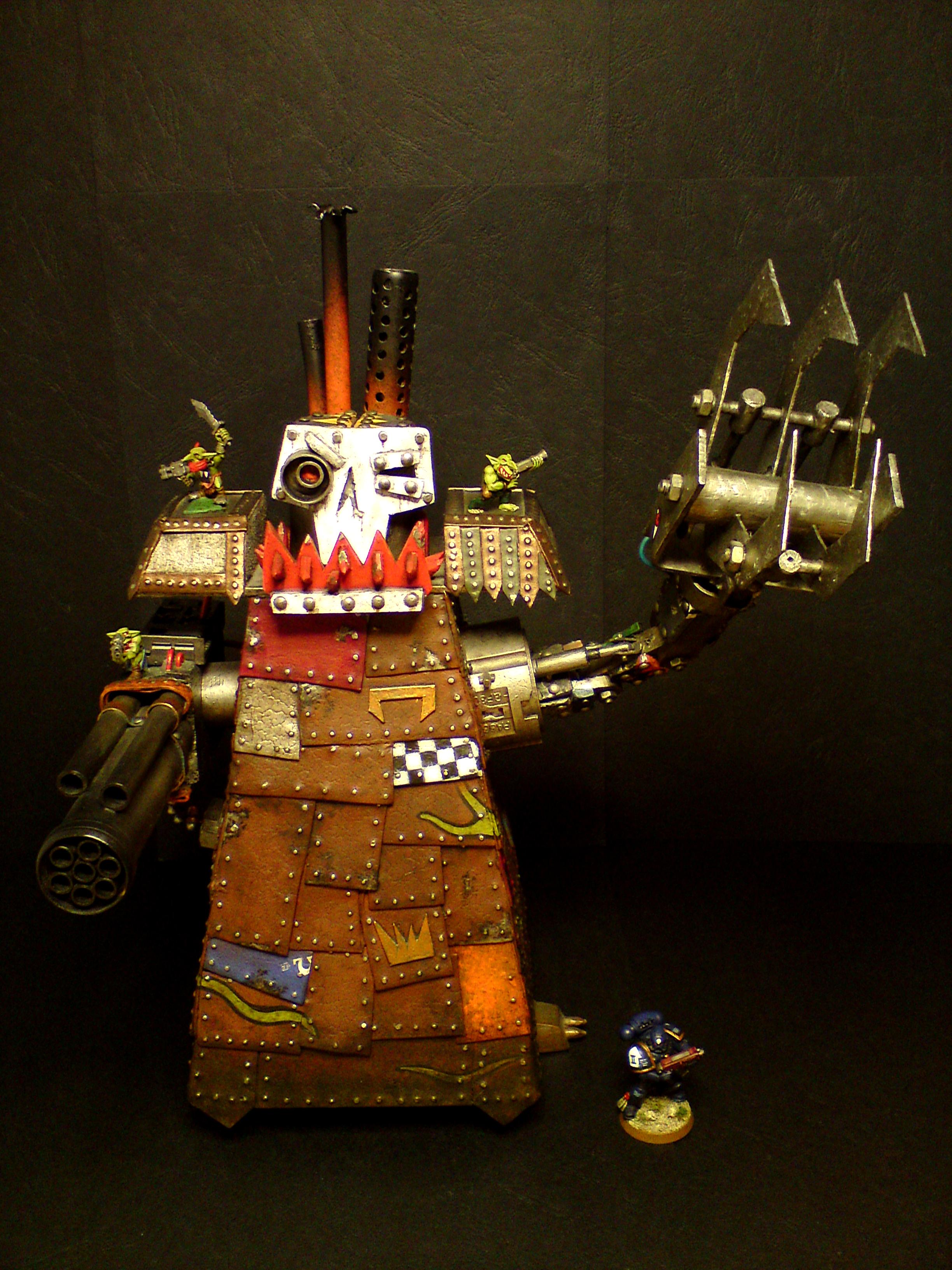 Orks, Scratch Build, Stompa, Warhammer 40,000