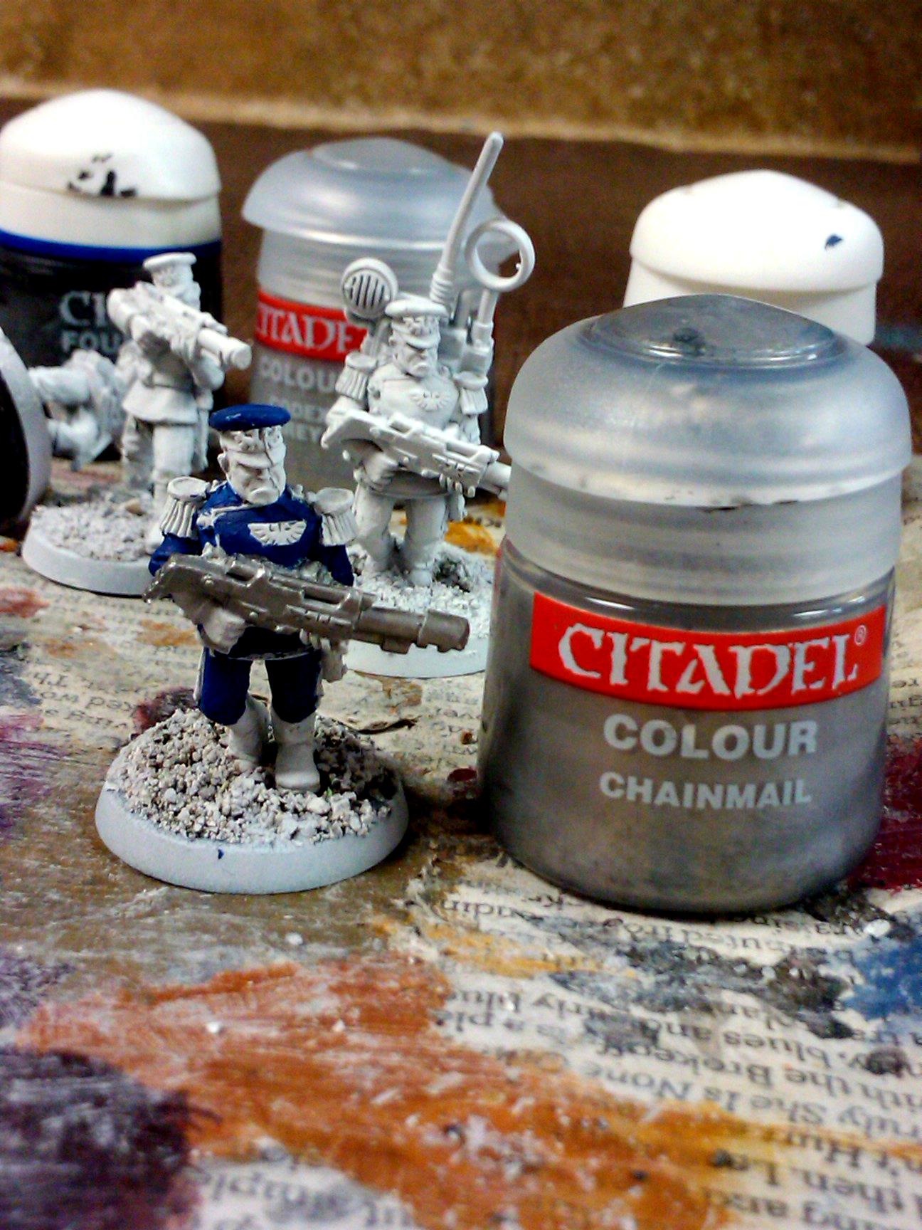Conversion, Hobby Craft, Imperial Guard, Mordian Iron Guard, Paint Scheme, Warhammer 40,000