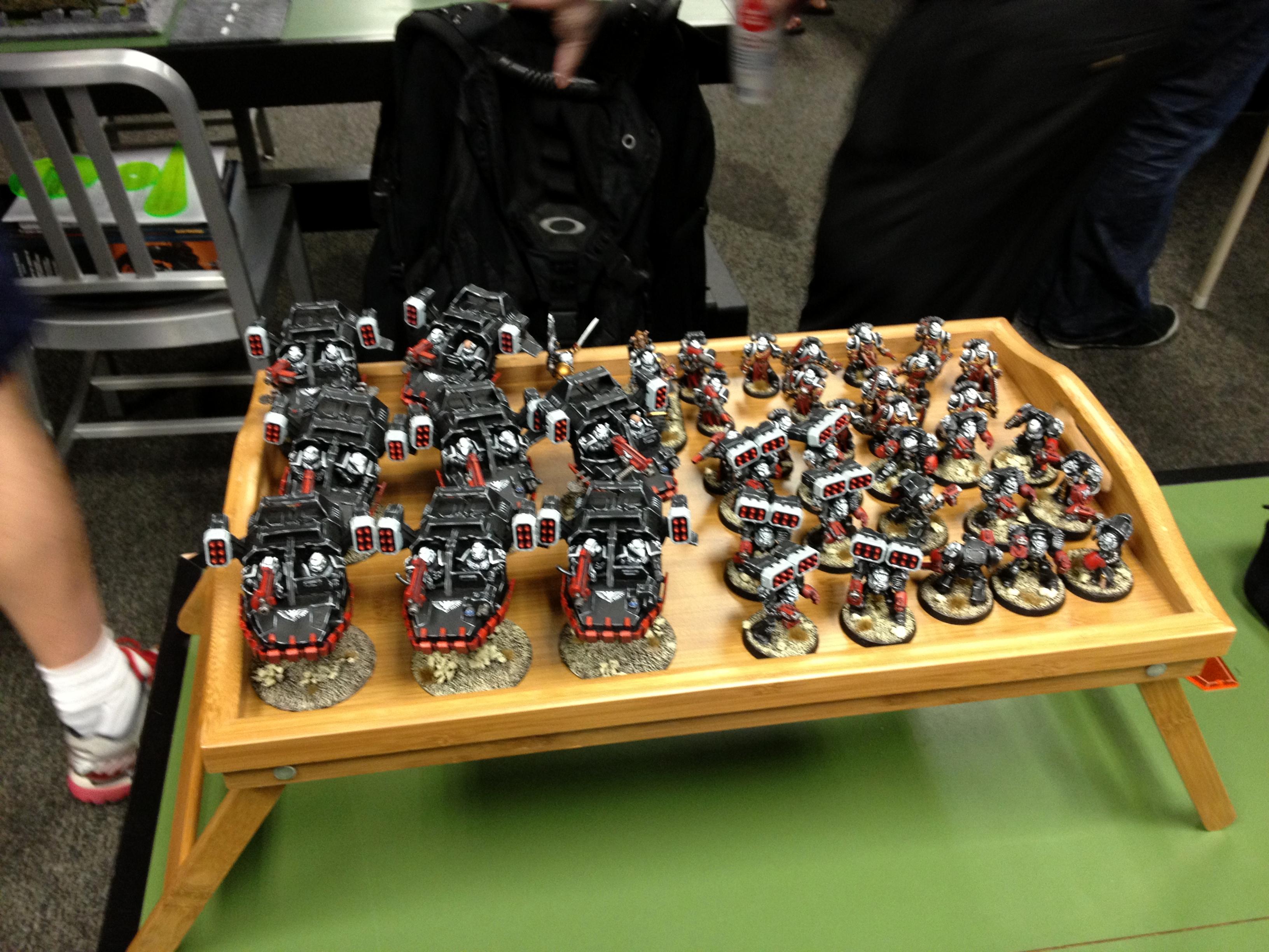Missile Launcher, Space Marines, Terminator Armor, Typhoon