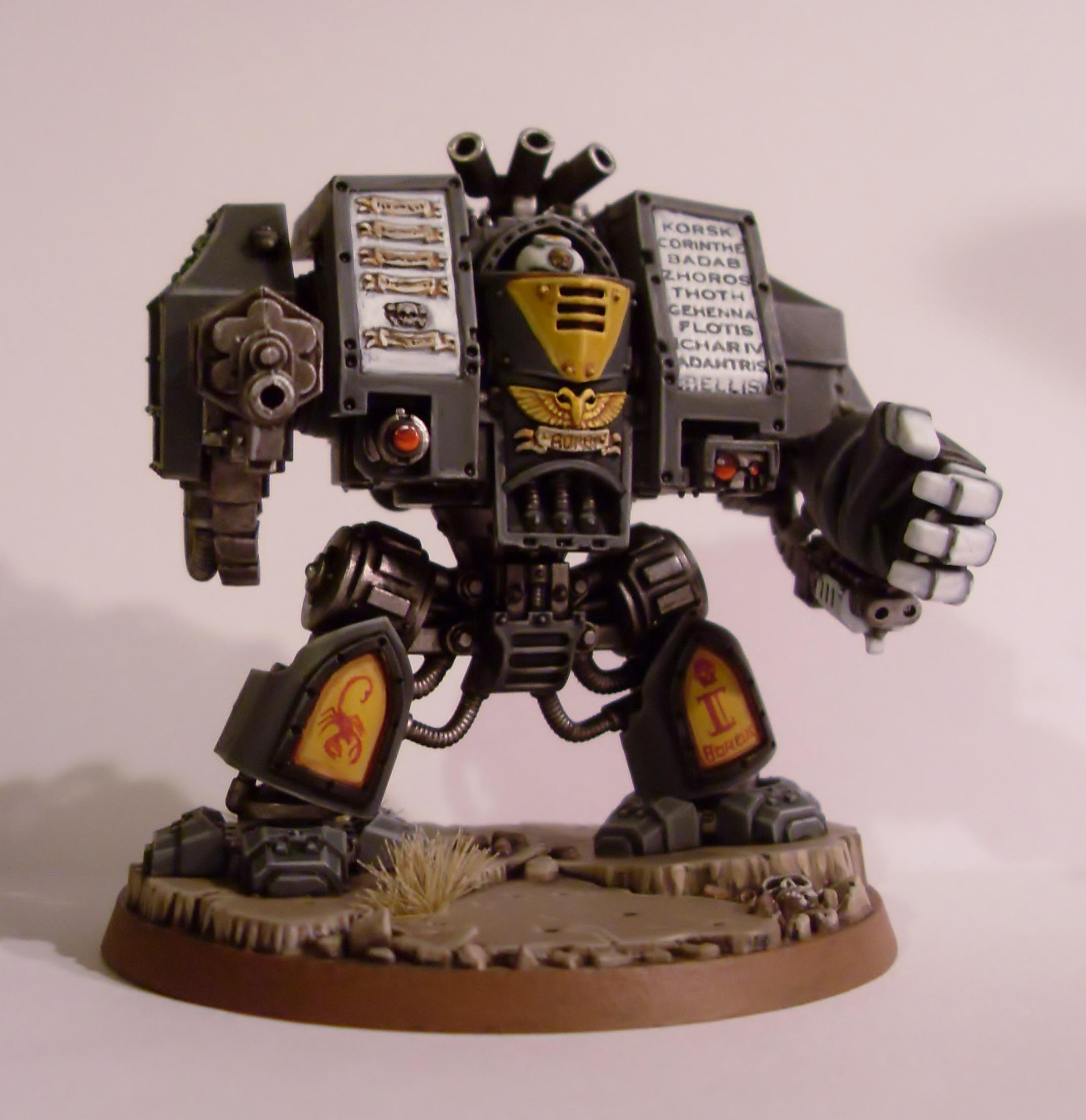 Dreadnought, Red Scorpions, Space Marines - Red Scorpion Dread ...