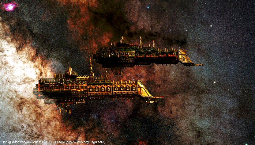 Battlefleet Gothic, Imperial Cruiser, Imperial Navy, Space